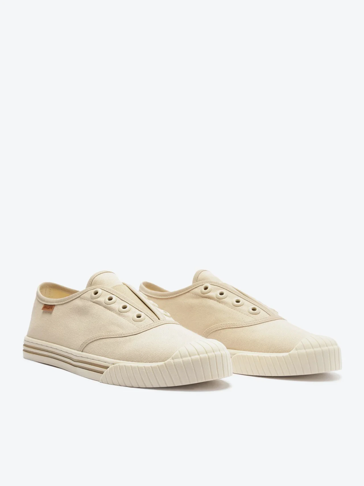 Tênis Slip On Lona Alê Bege