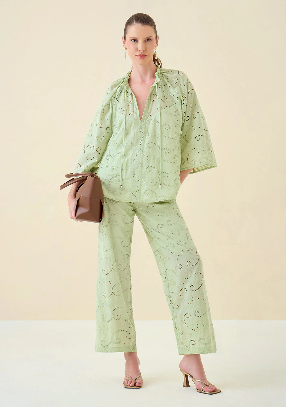 Calça Maria.Valentina Reta Alta Verde