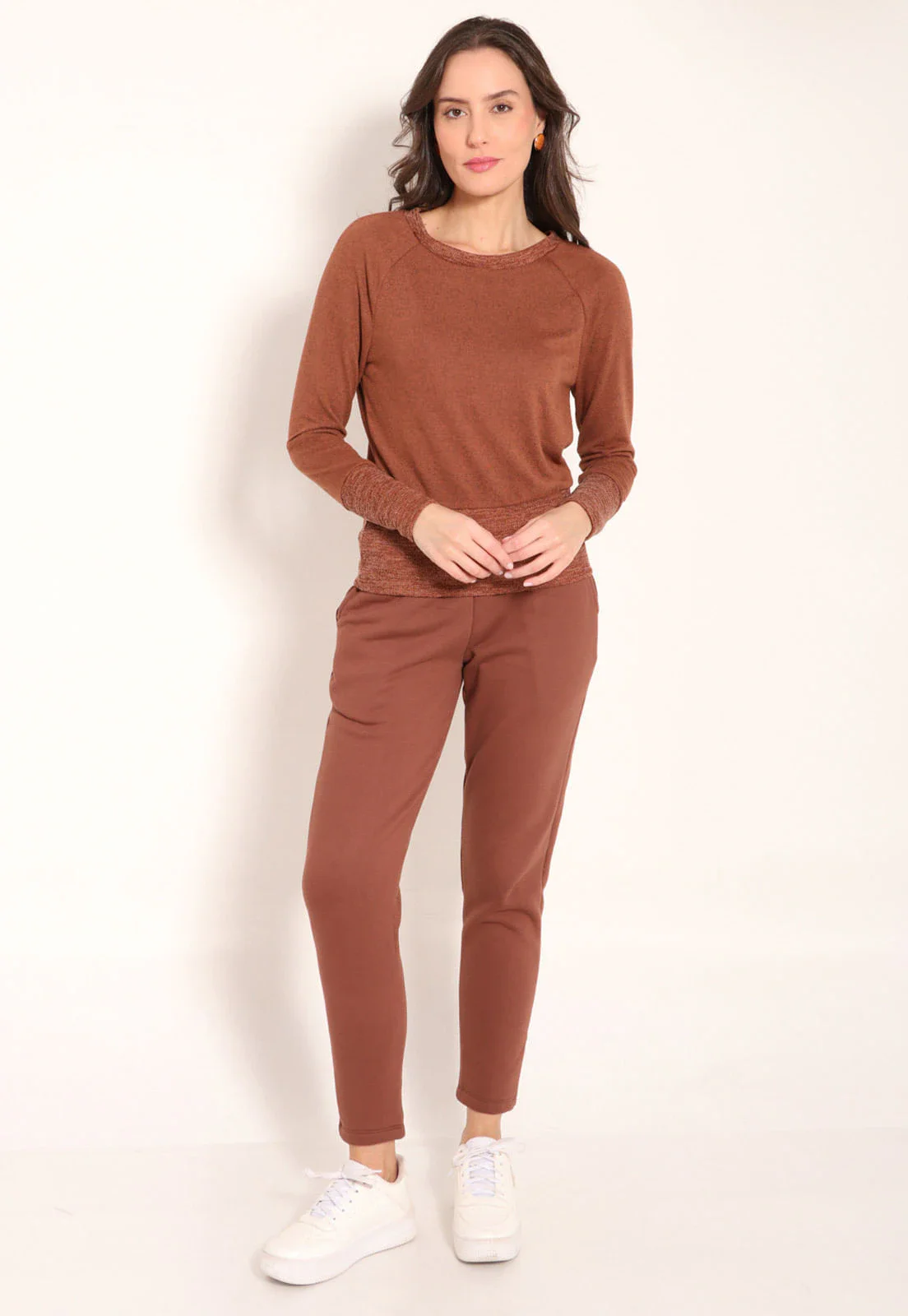 Calça Moletom Nouvelle Afunilada Com Bolso