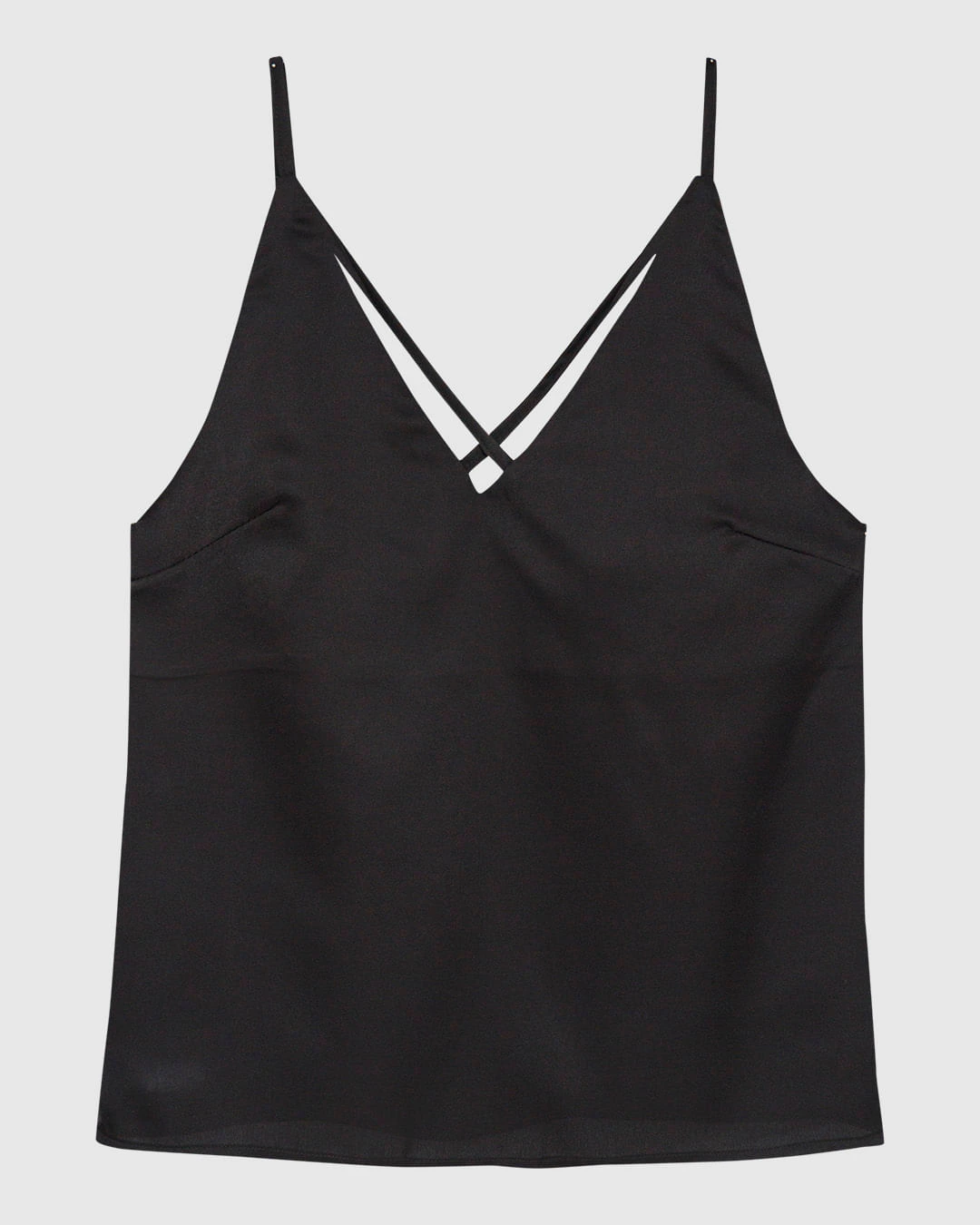 Blusa Feminina Ampla de Alcinha Em Cetim - ENFIM