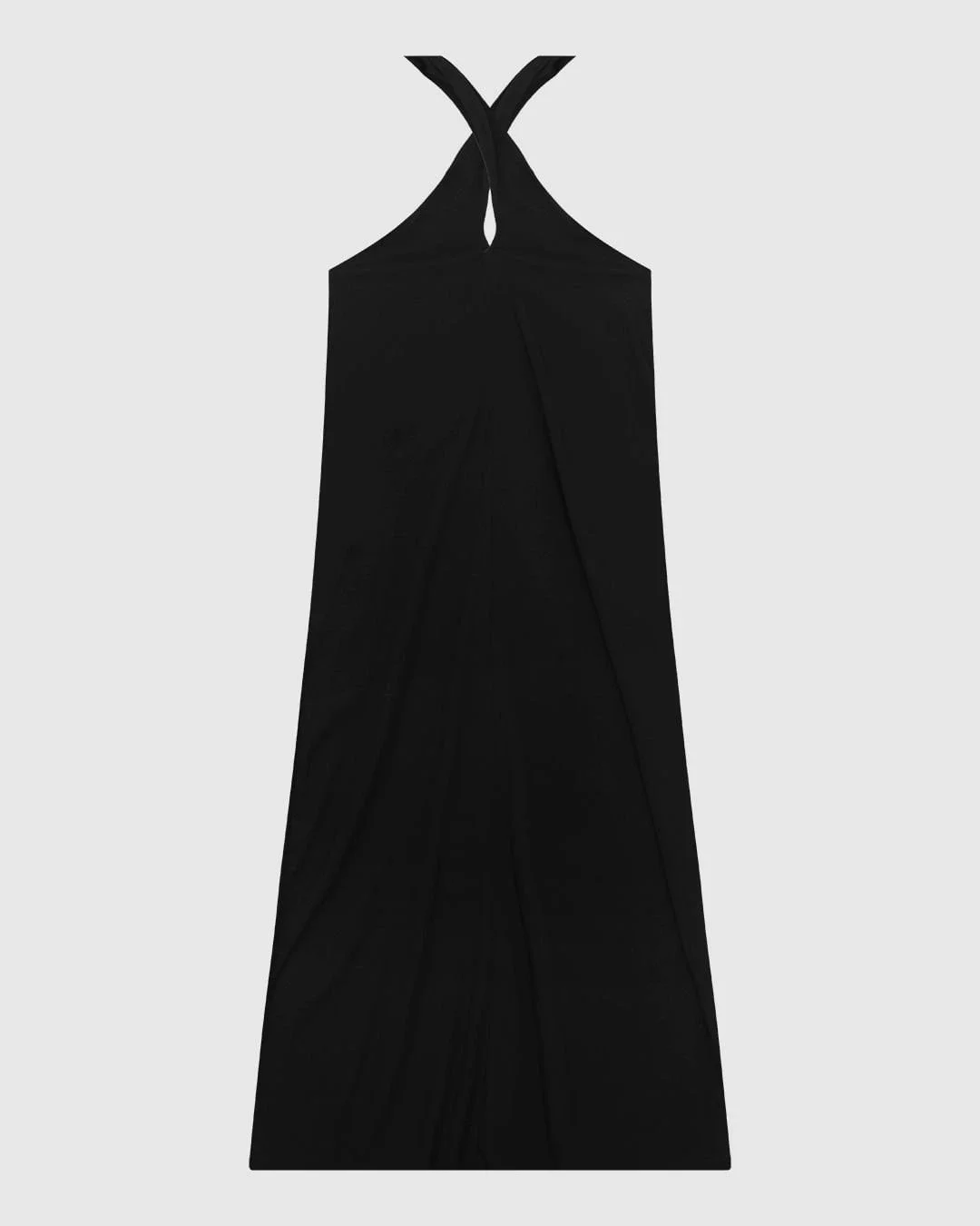 Vestido Longo Feminino Decote Detalhe Com Amarração Em Viscose - ENFIM