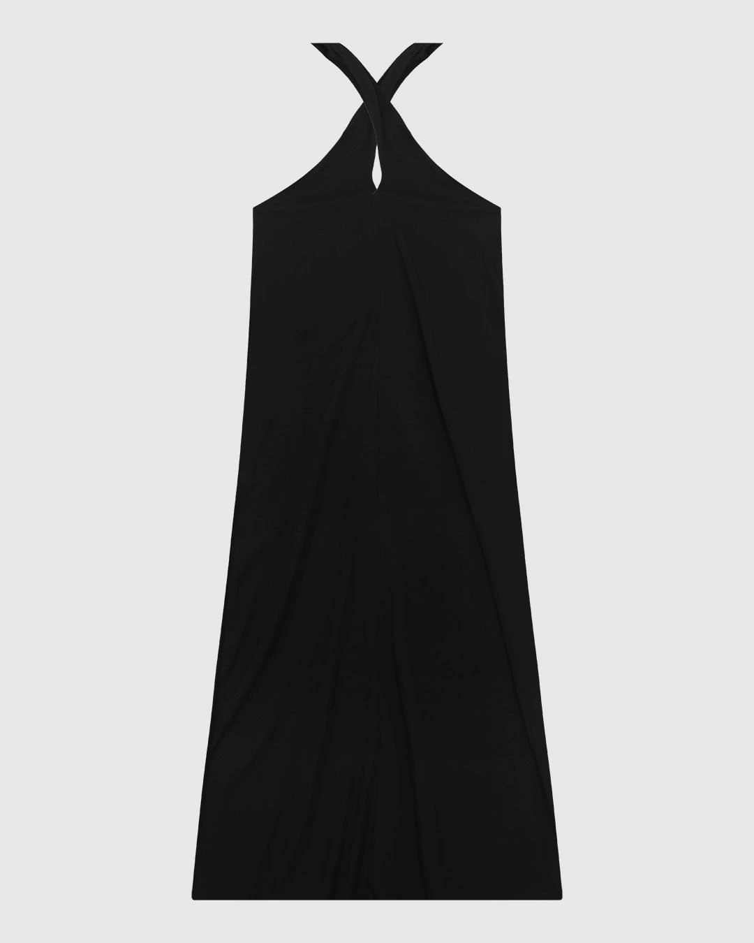 Vestido Longo Feminino Decote Detalhe Com Amarração Em Viscose - ENFIM
