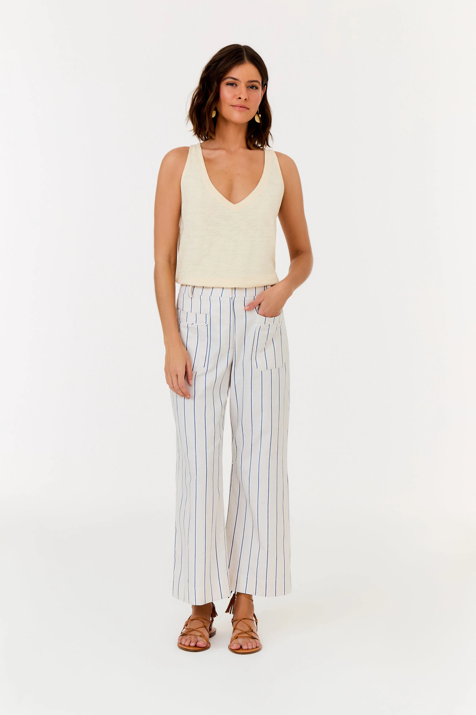 Calça Alfaiataria Listras