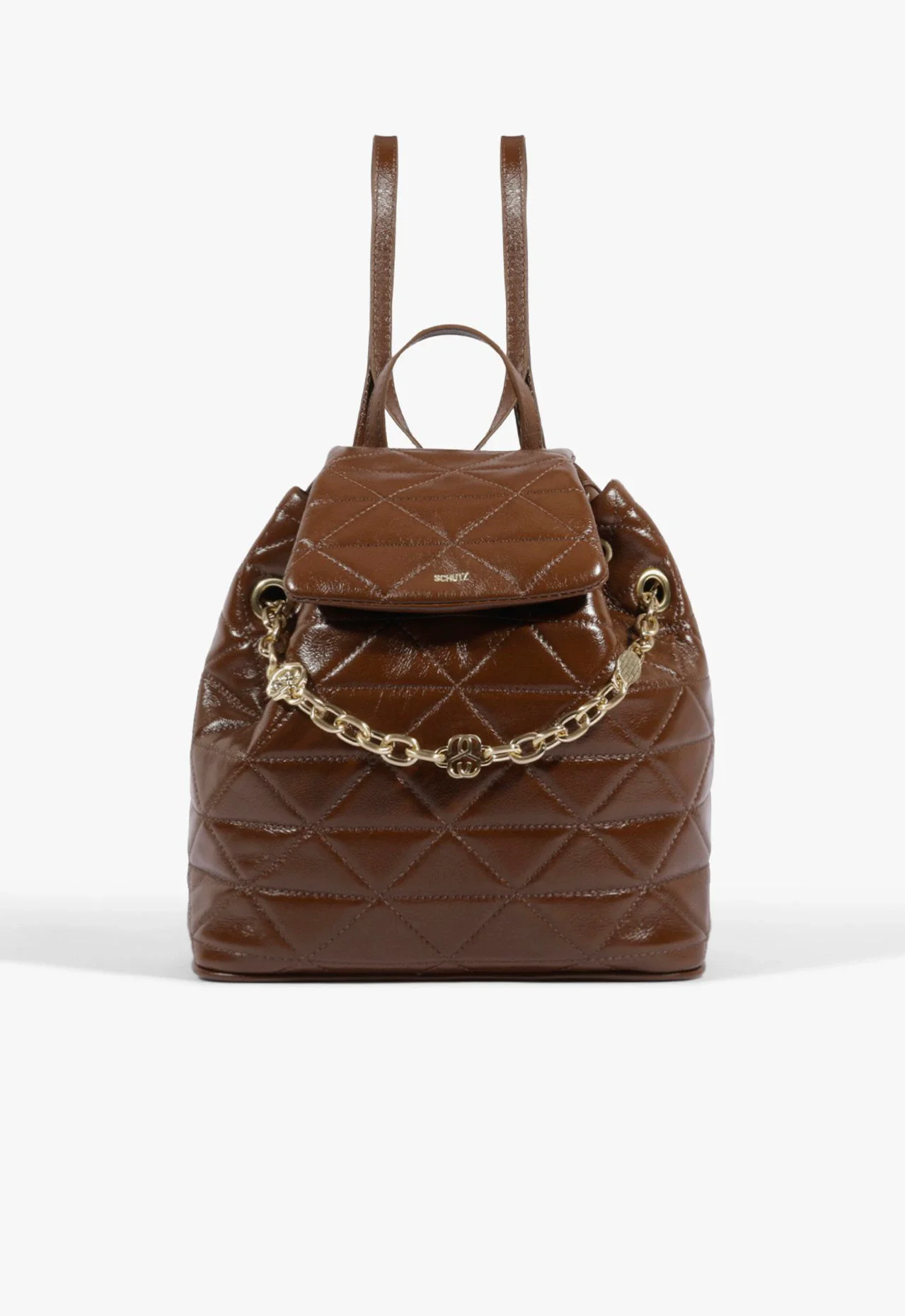 Mochila Jasper Média Couro Marrom