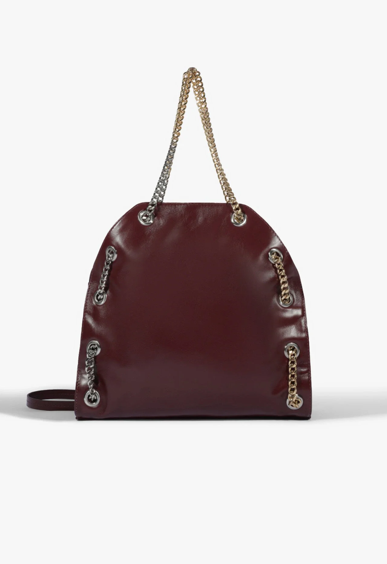 Bolsa Cassie Couro Vinho
