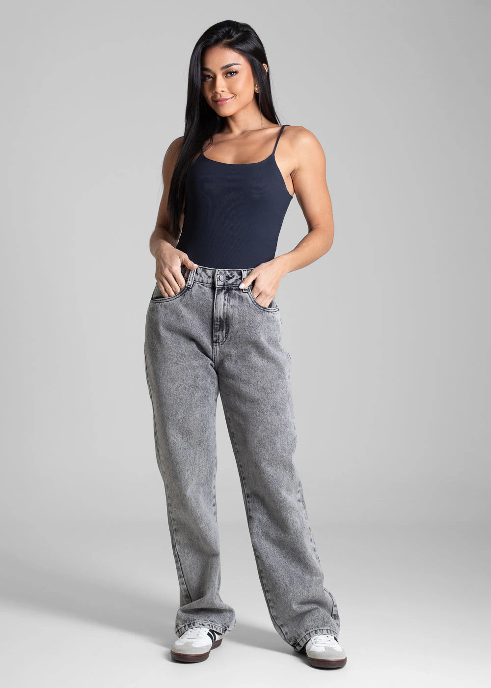 Calça Jeans Sawary Reta Petit - 282590 AZUL