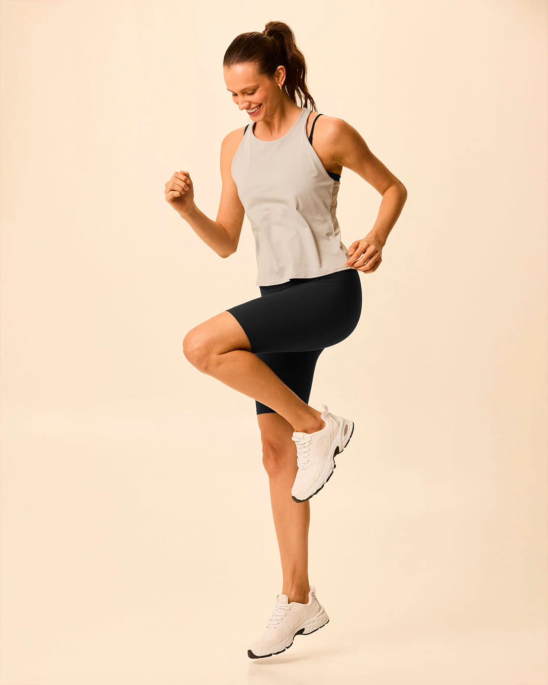 Bermuda Esportiva Feminina Em Malha Com Proteção UV50+ Malwee Active