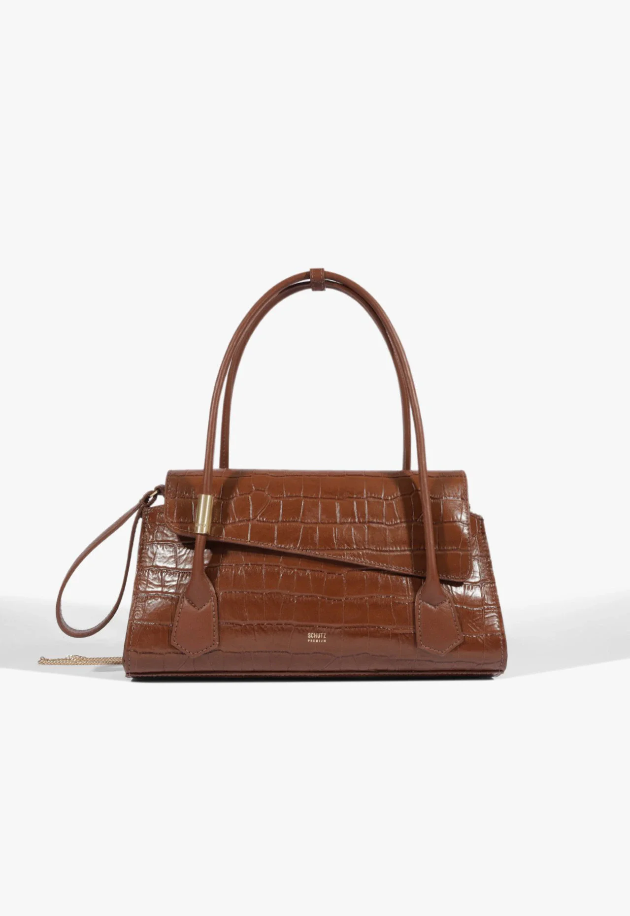 Bolsa Tote Bryan Média Couro Marrom