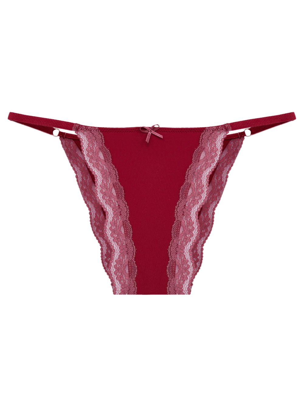 Calcinha String Regular Back Microfibra Pop Colors Vermelho Rhubarb