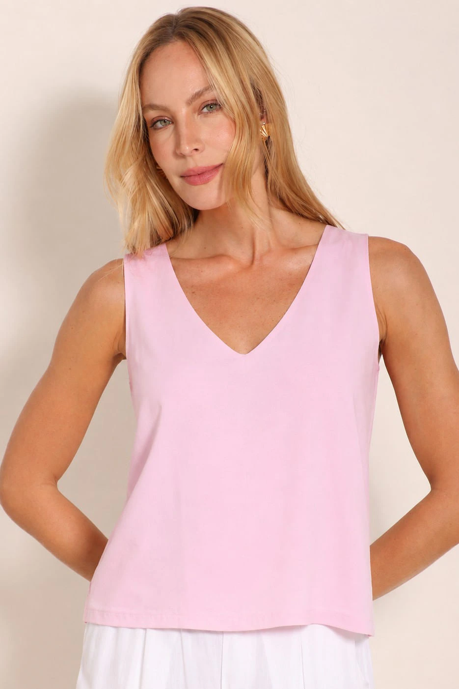 Regata Básica Viscose Nassau Decote V