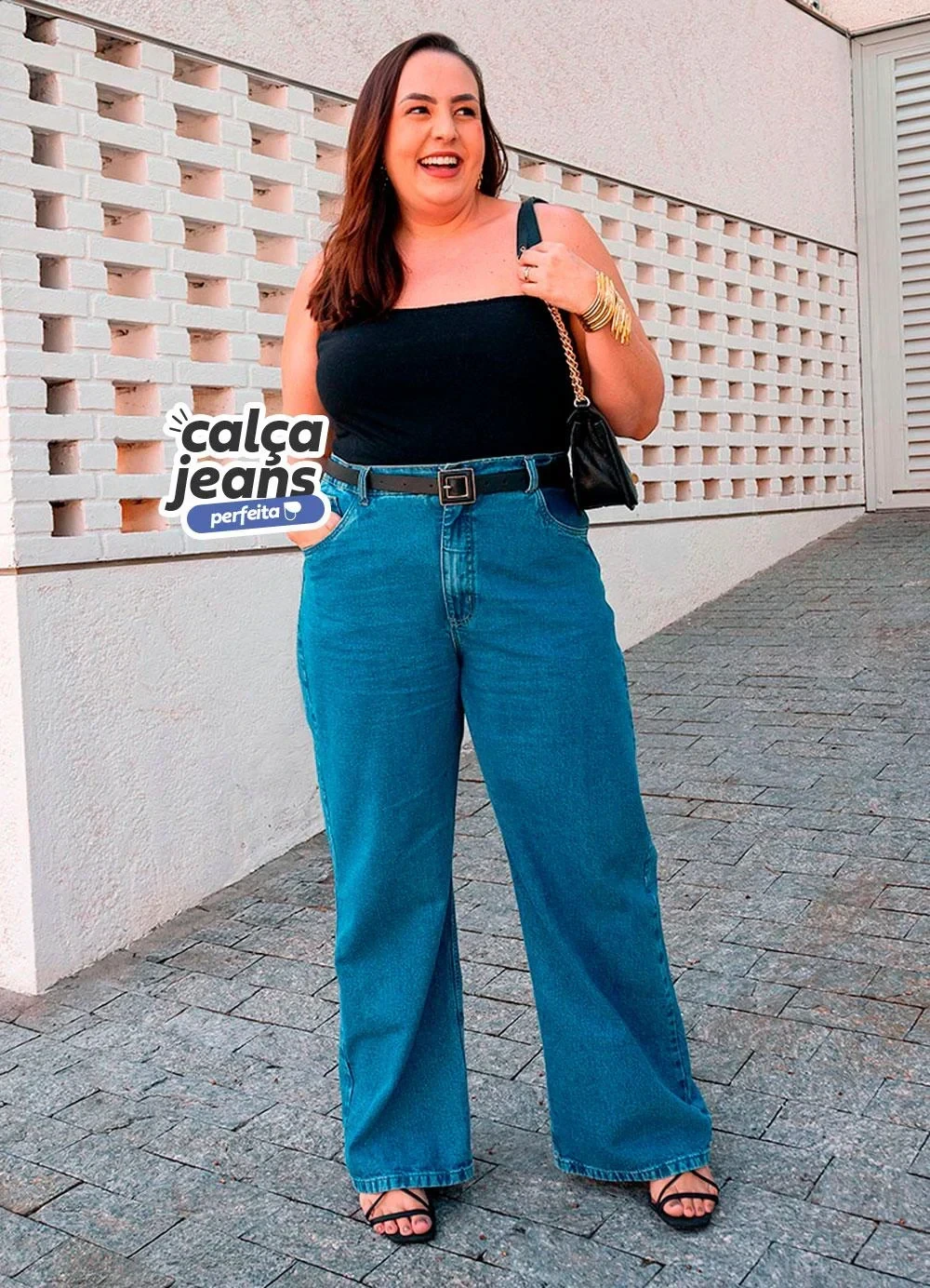 Quintess - Calça Jeans Perfeita Azul Média