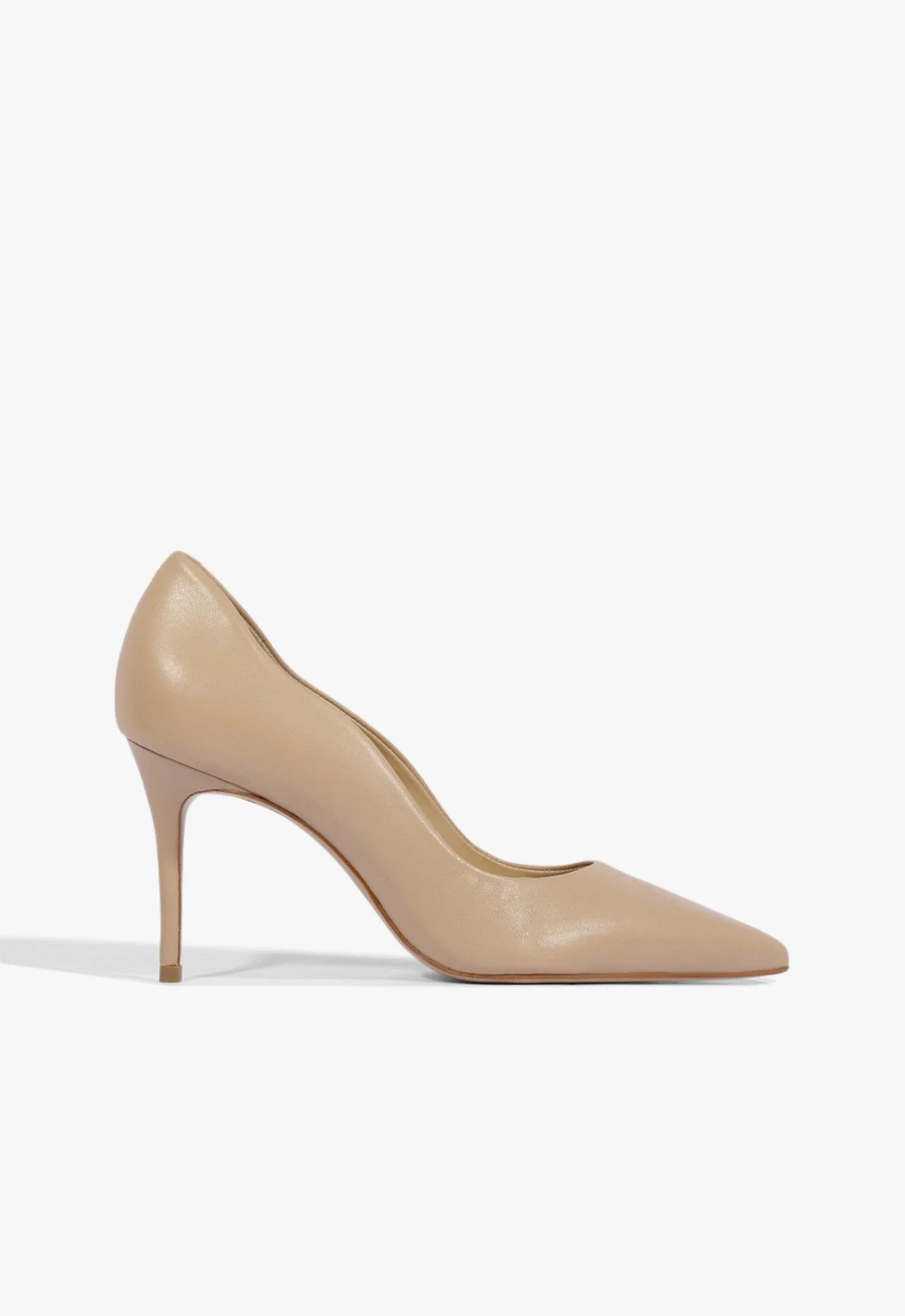 Scarpin Curves Ciment Nude