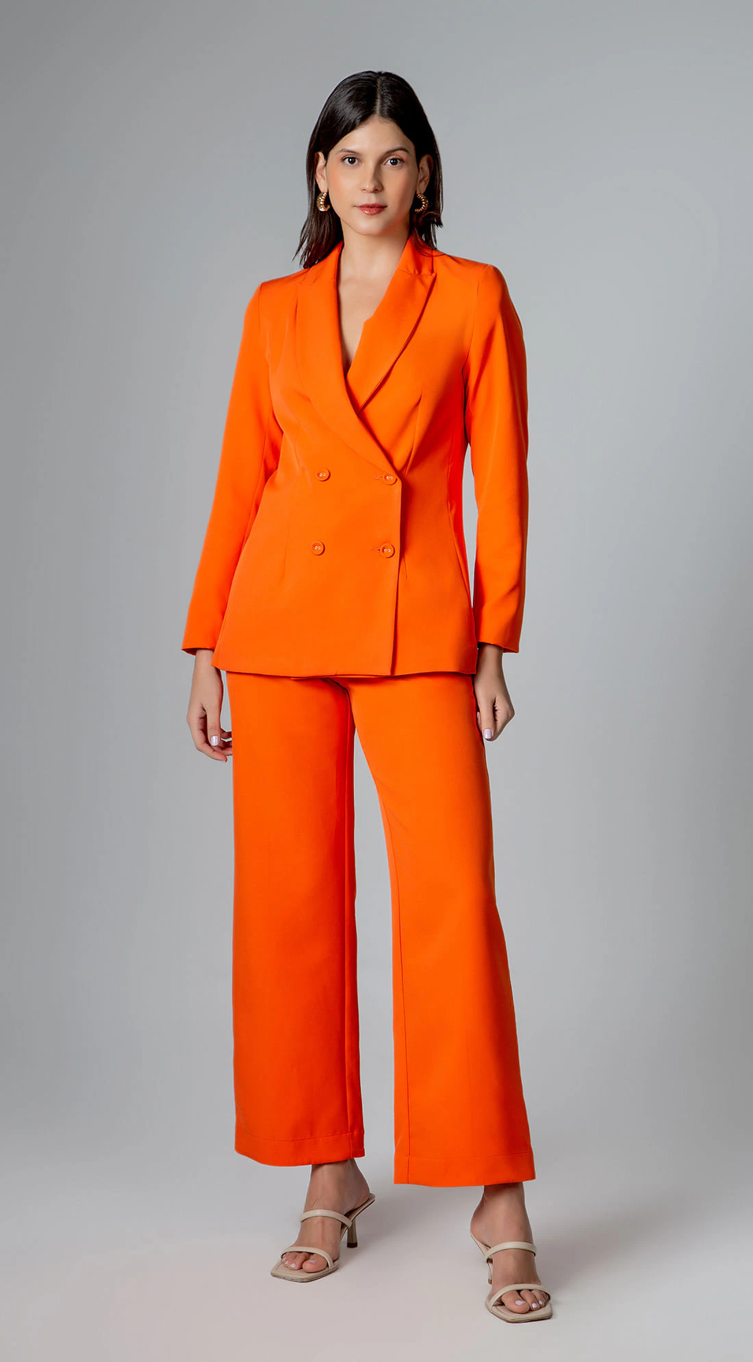 Blazer Maria.Valentina Alfaiataria Laranja