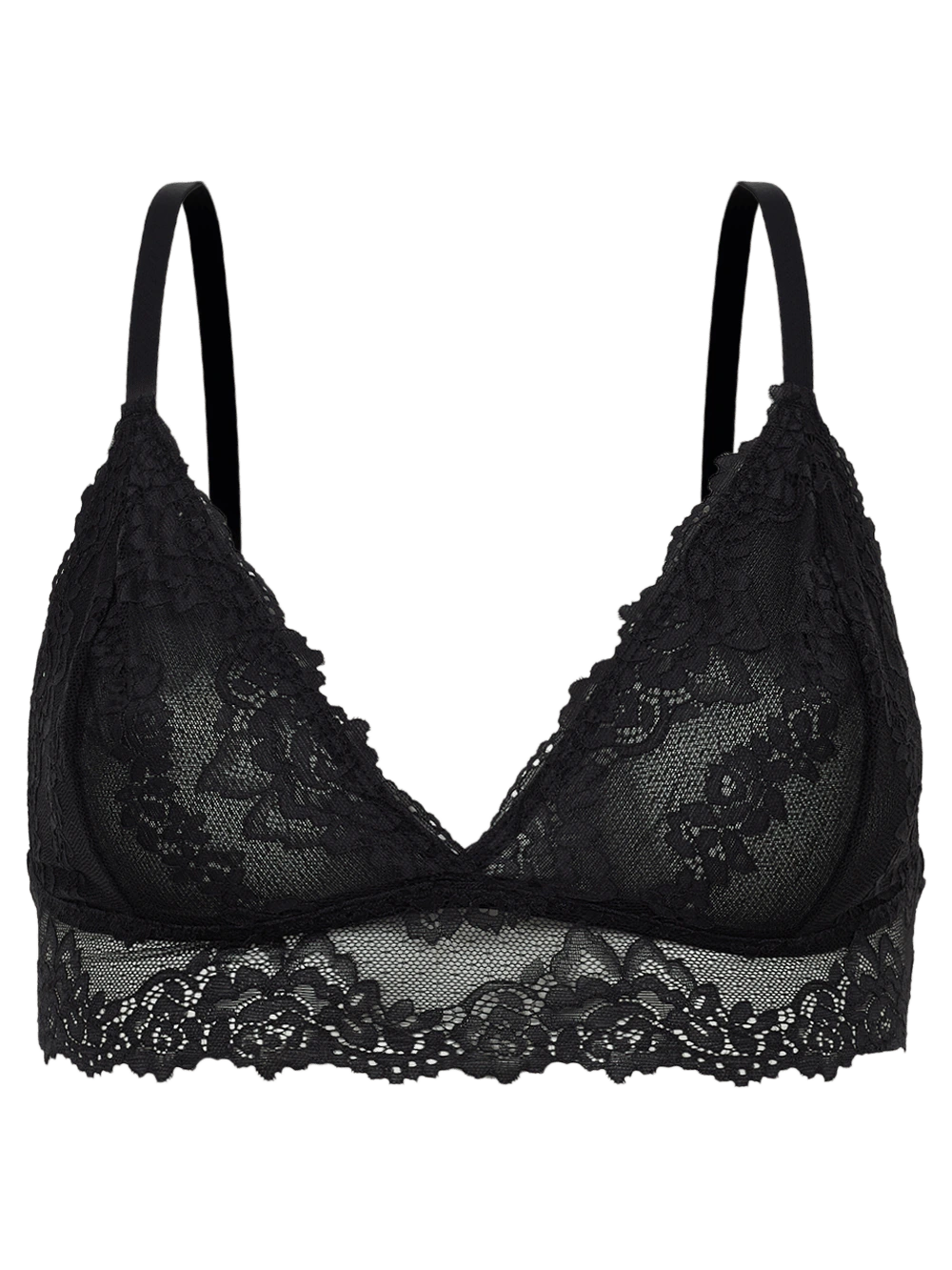 Top Triângulo Renda Femme Preto