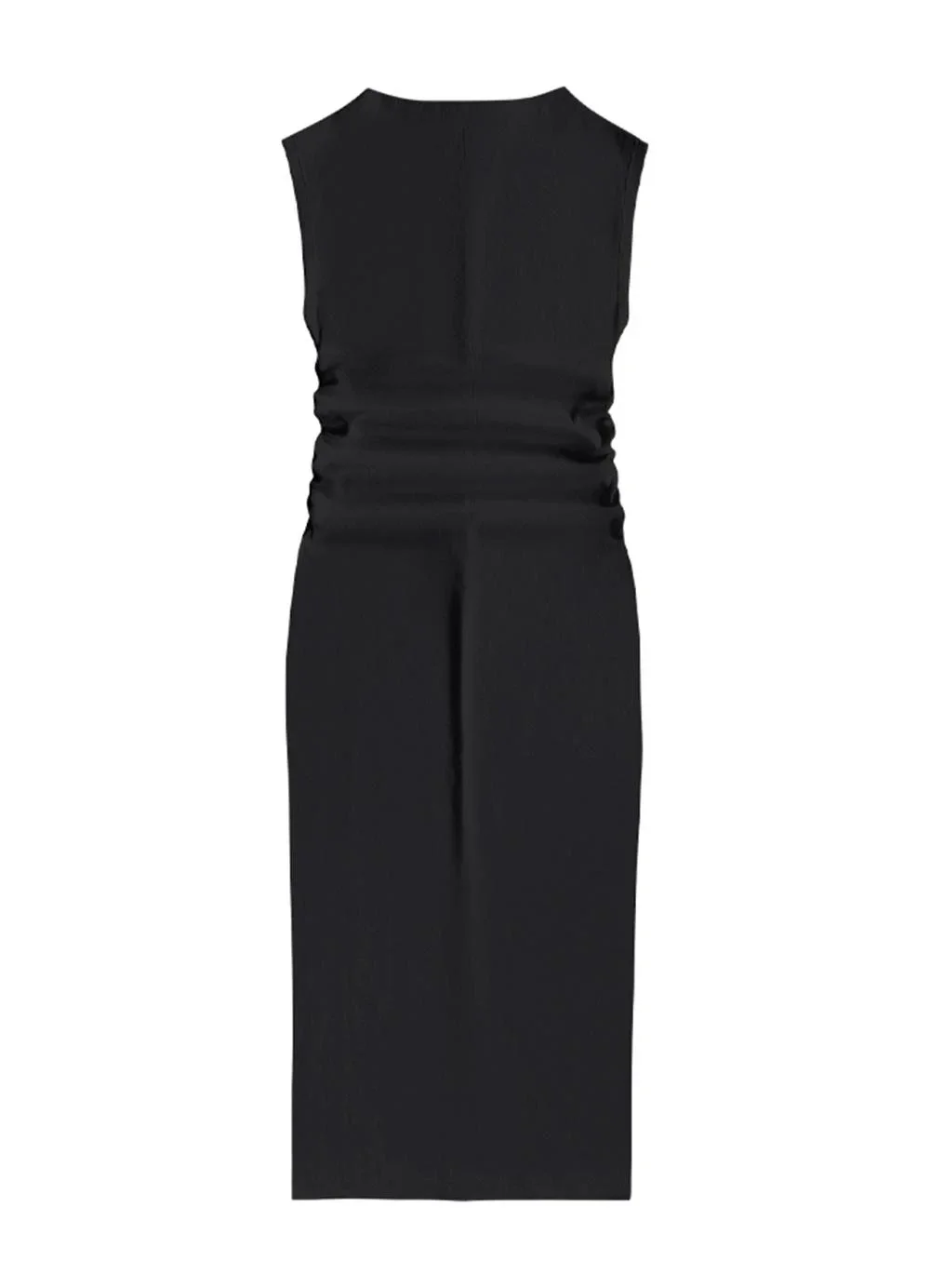 Angel - Vestido Midi em Ribana Preto