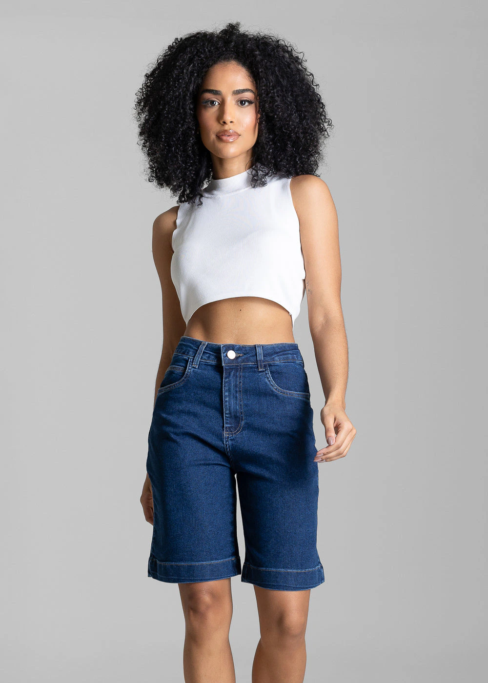 Bermuda Jeans Sawary - 284110 AZUL