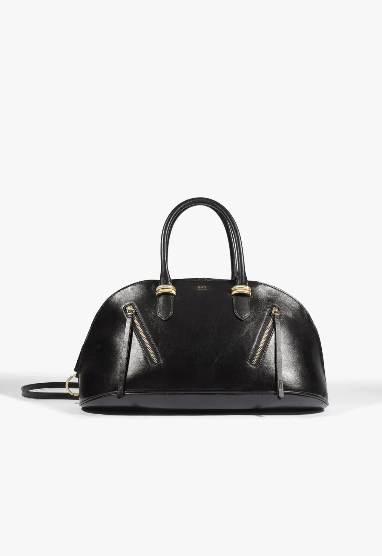 Bolsa Bowling Moon Grande Couro Preta
