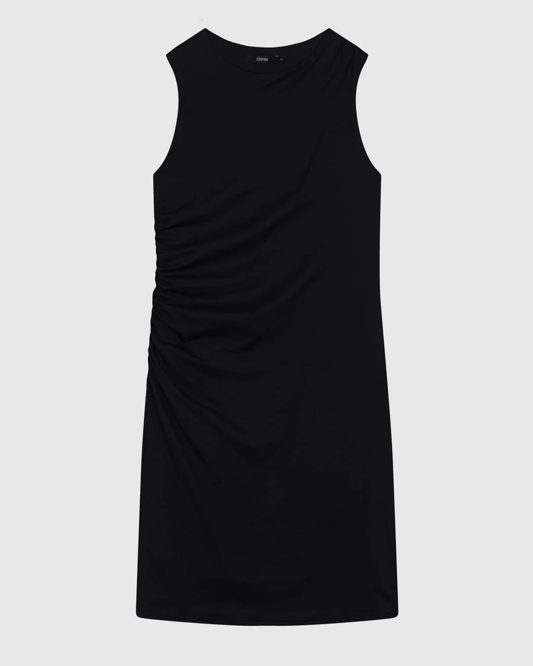 Vestido Justo Feminino Lateral Franzida Em Malha Poliamida - ENFIM