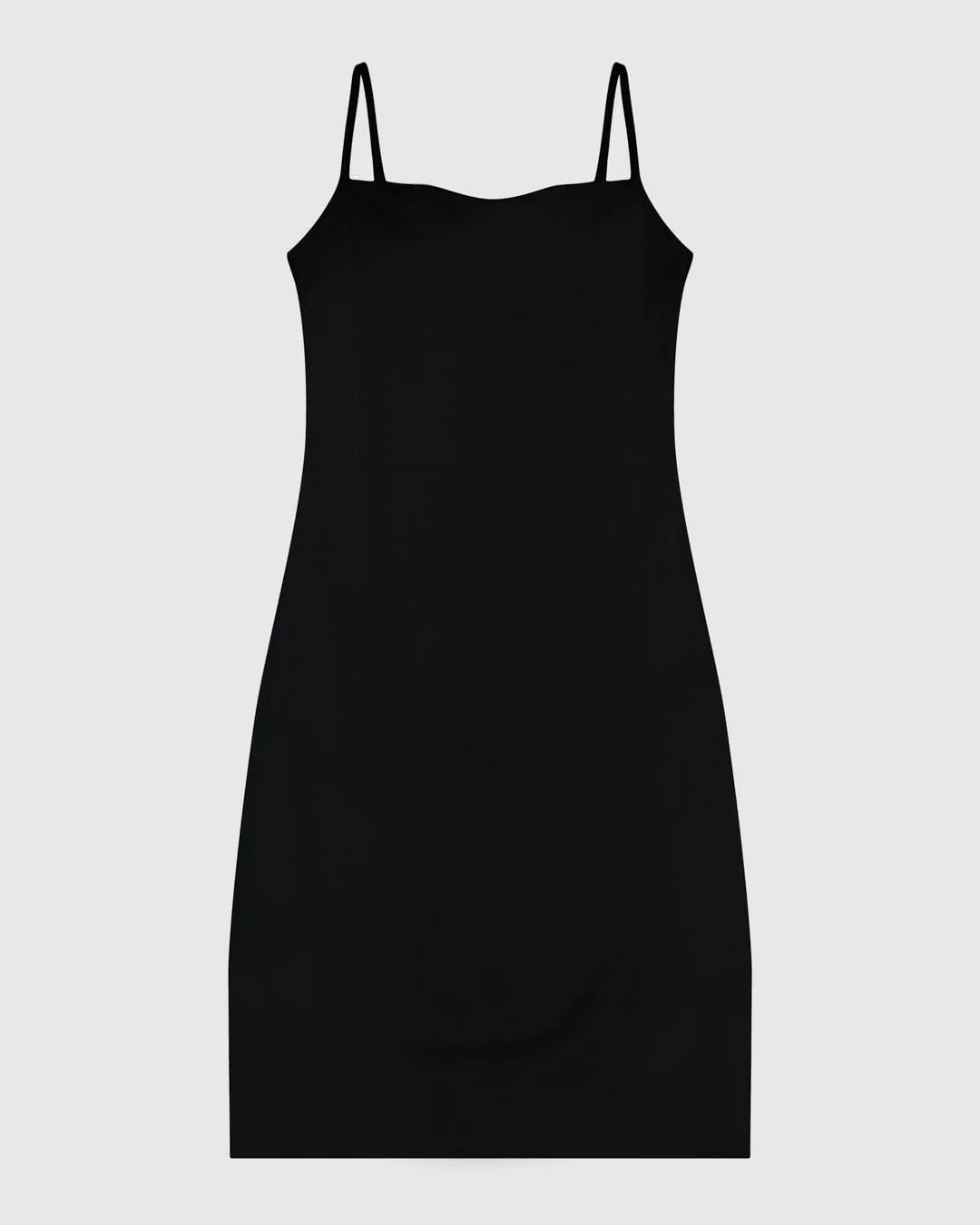 Vestido Midi Feminino Alça Fina Fenda Lateral Em Crepe De Viscose - ENFIM