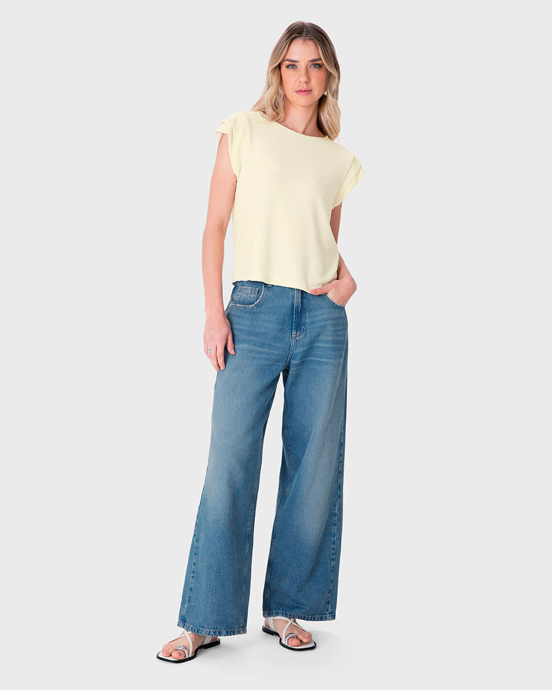 Blusa Feminina Muscle Tee Em Malha Texturizada - ENFIM