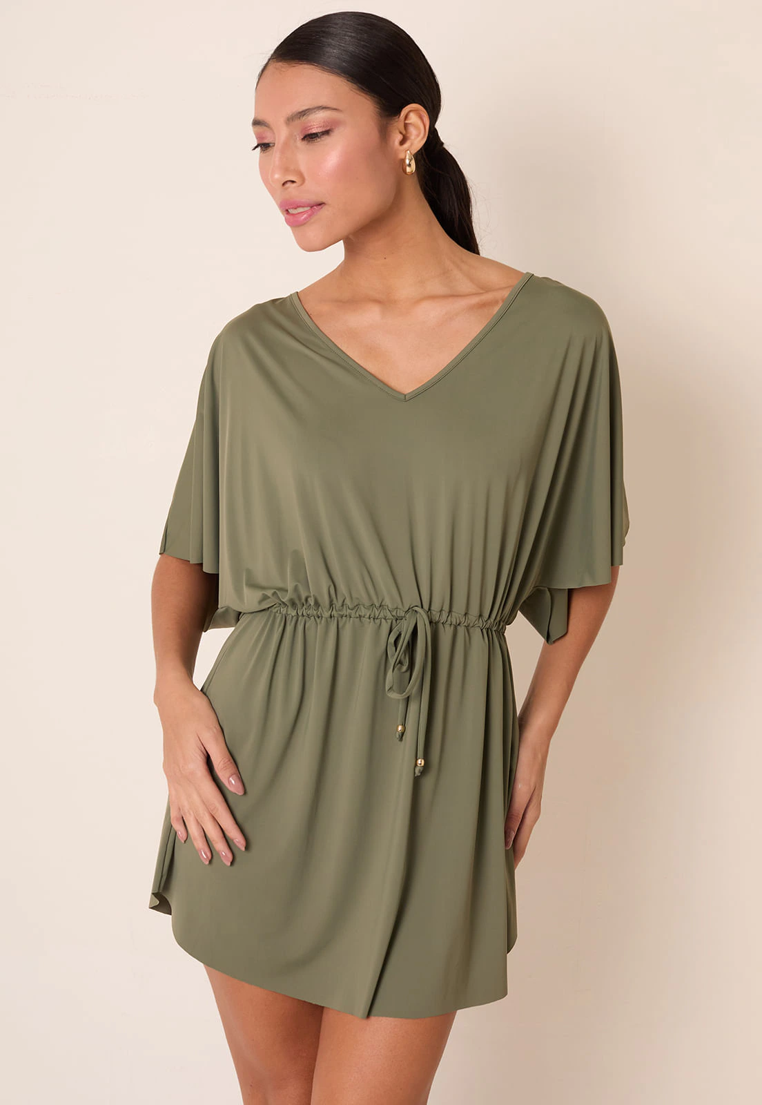 Vestido Fluxy Amplo Com Amarração