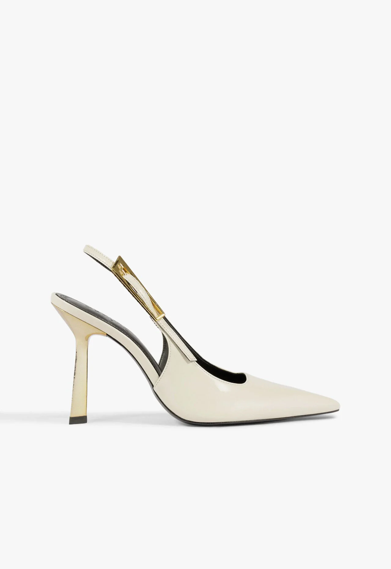 Scarpin Ciara Couro Branco