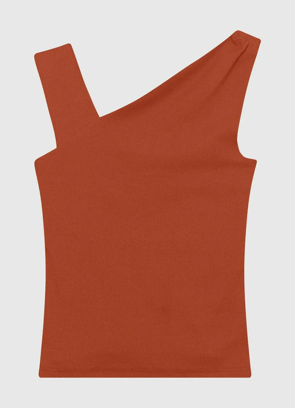 Enfim - Blusa Justa Ribana Comfort Laranja