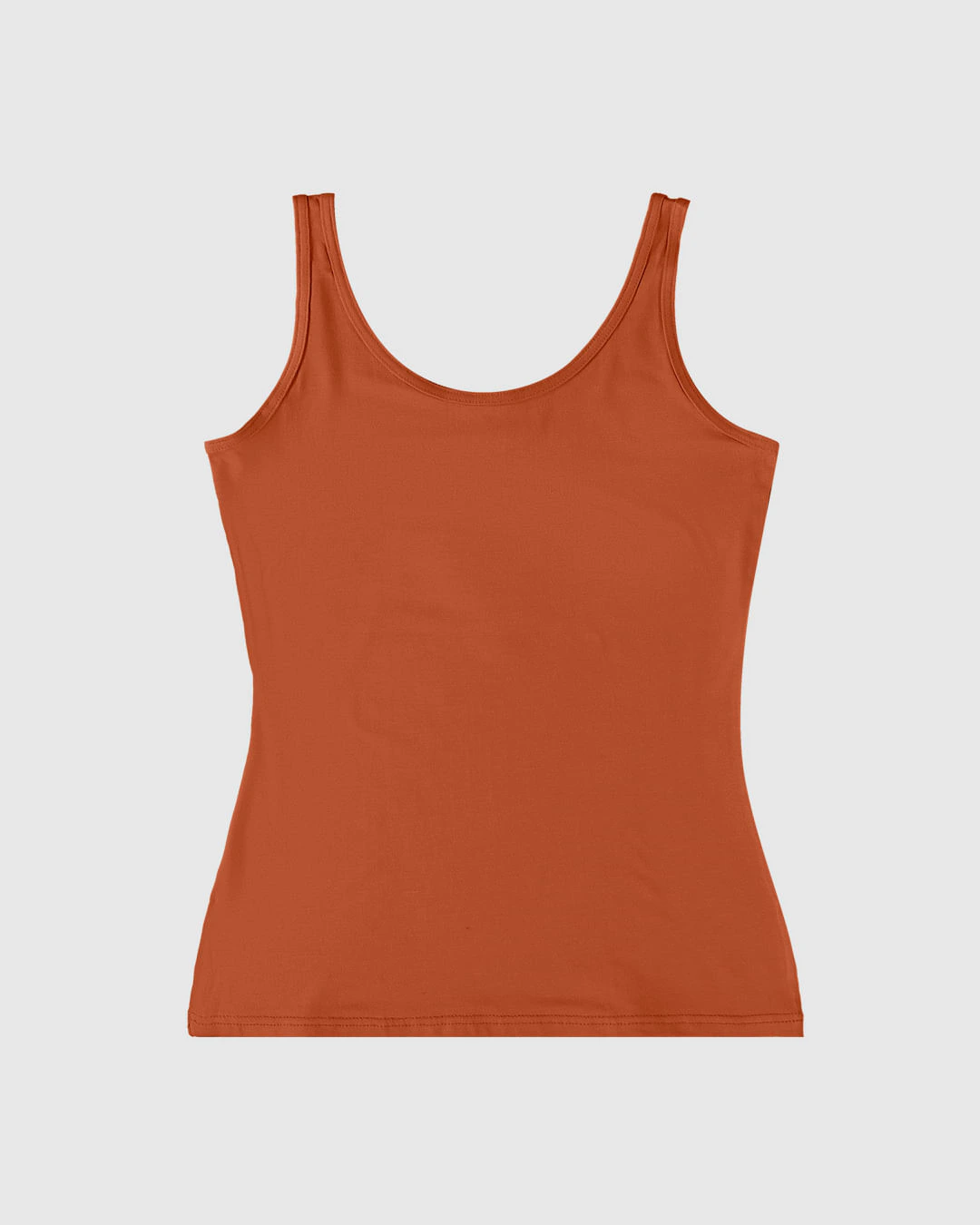 Regata Feminina Decote Redondo Em Viscose Stretch - ENFIM