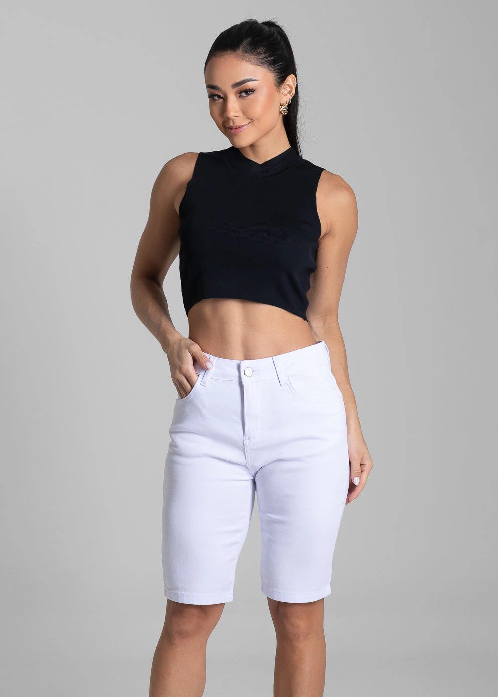 Bermuda Sarja Sawary - 281879 BRANCO