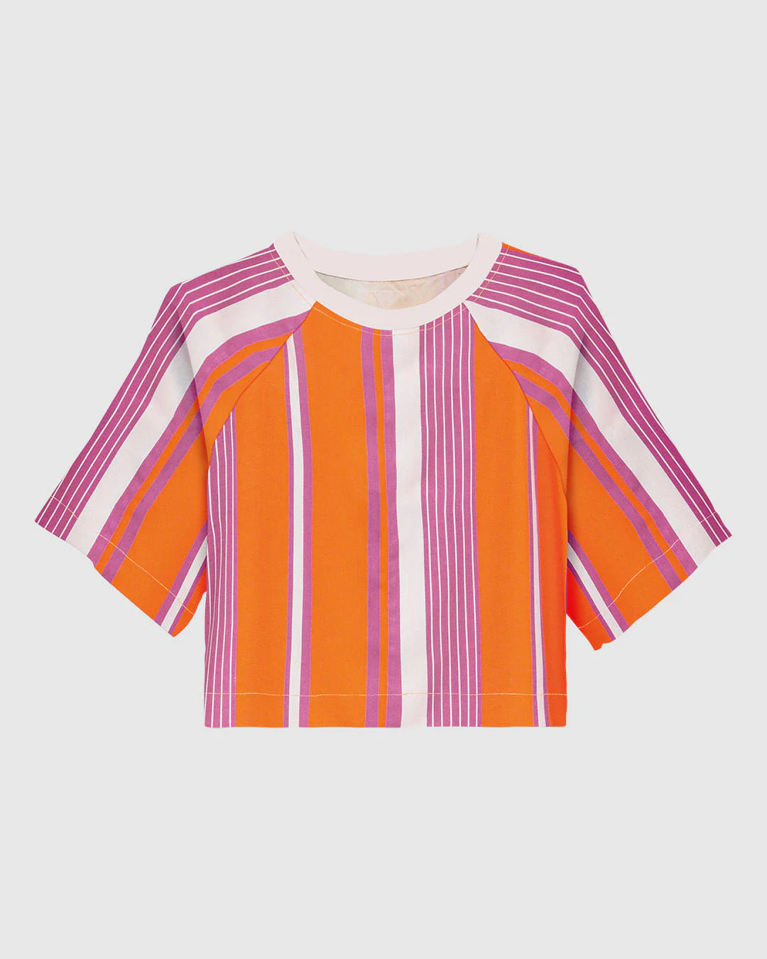 Blusa Box Feminina Decote Retilínea Estampa Digital Em Viscose - ENFIM