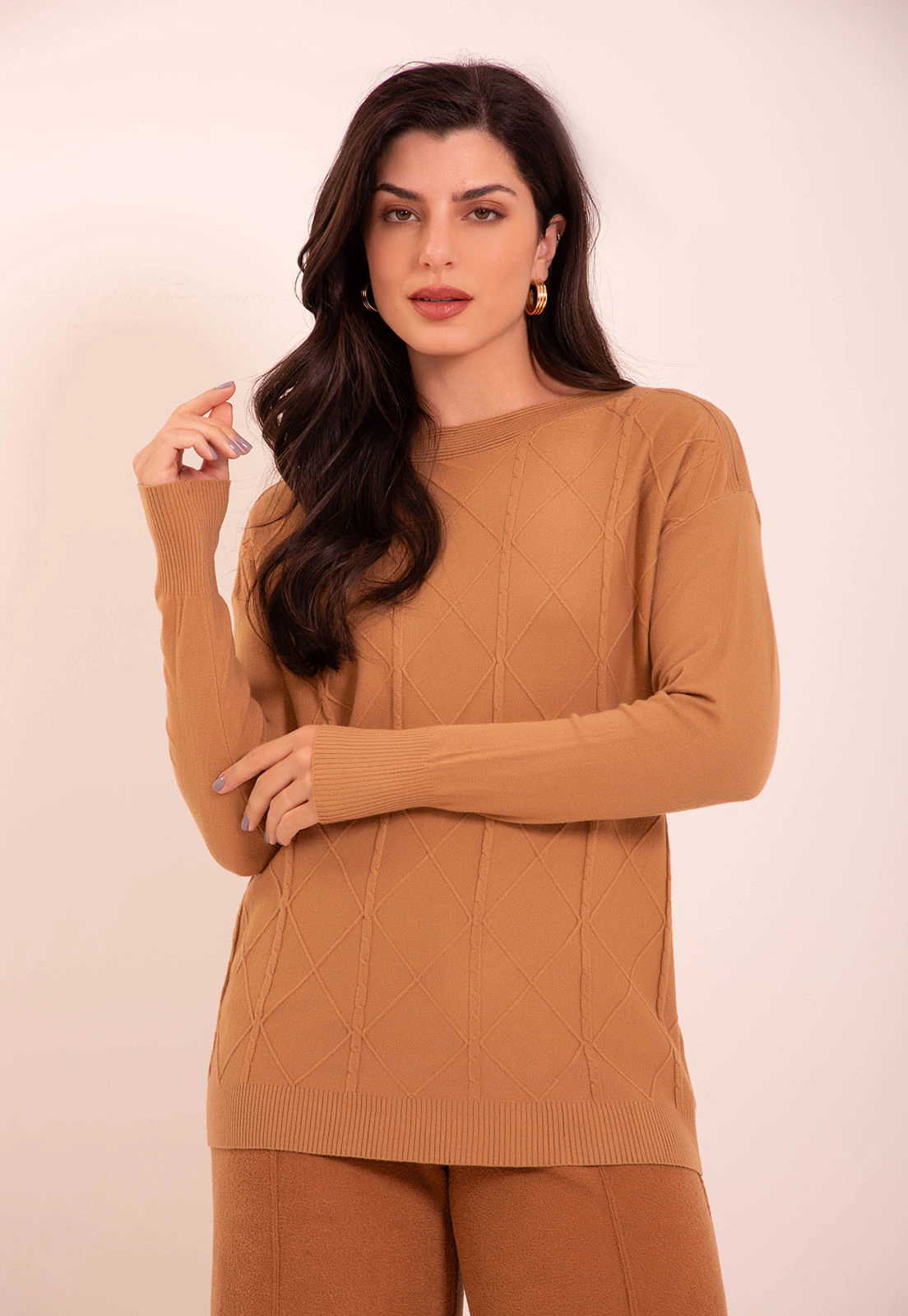 Blusa Casual Manga Cumprida
