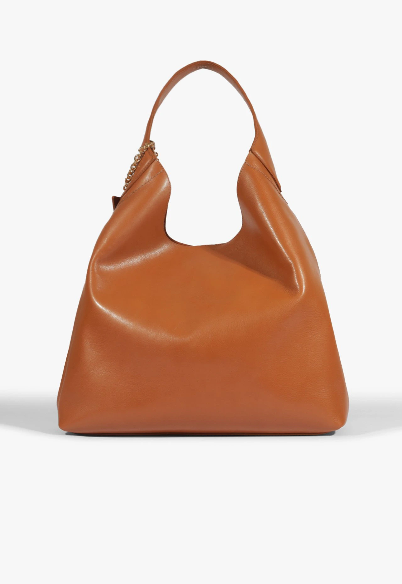Bolsa Hobo Iga Grande Couro Marrom