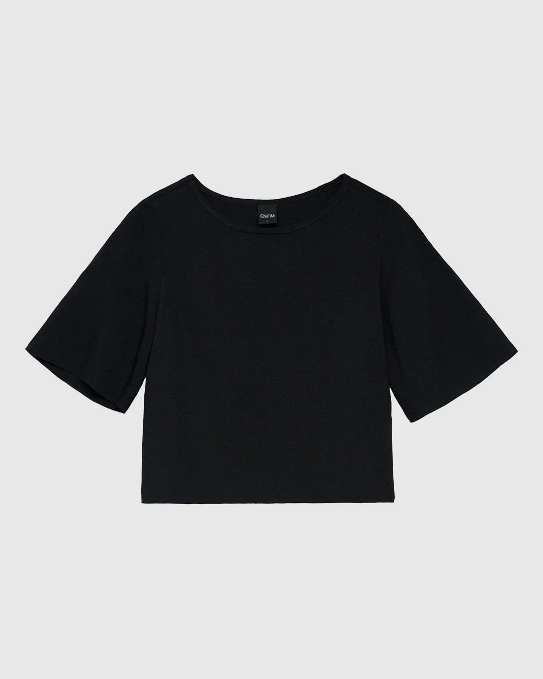 Blusa Box Feminina Manga 3/4 Em Viscose - ENFIM