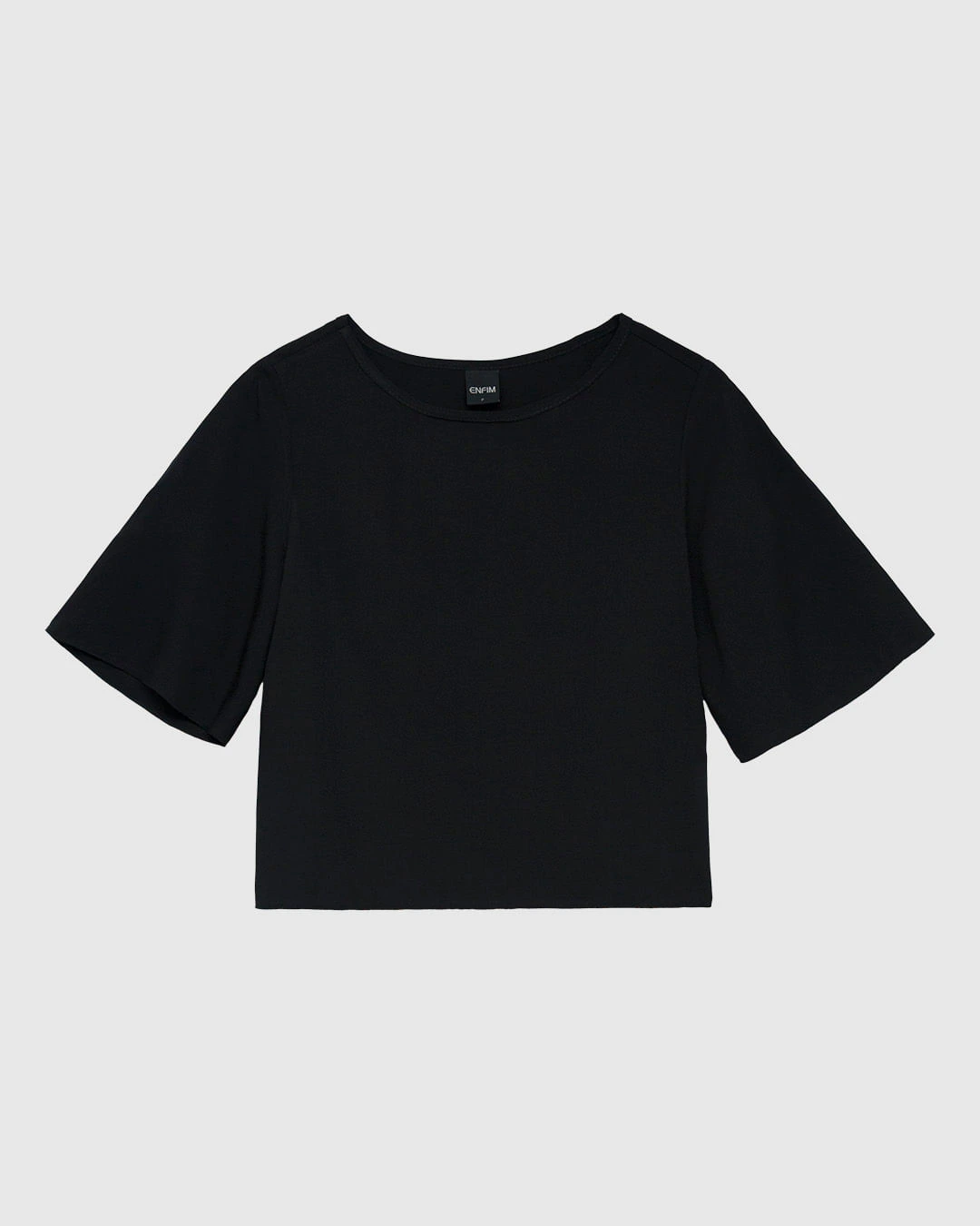 Blusa Box Feminina Manga 3/4 Em Viscose - ENFIM