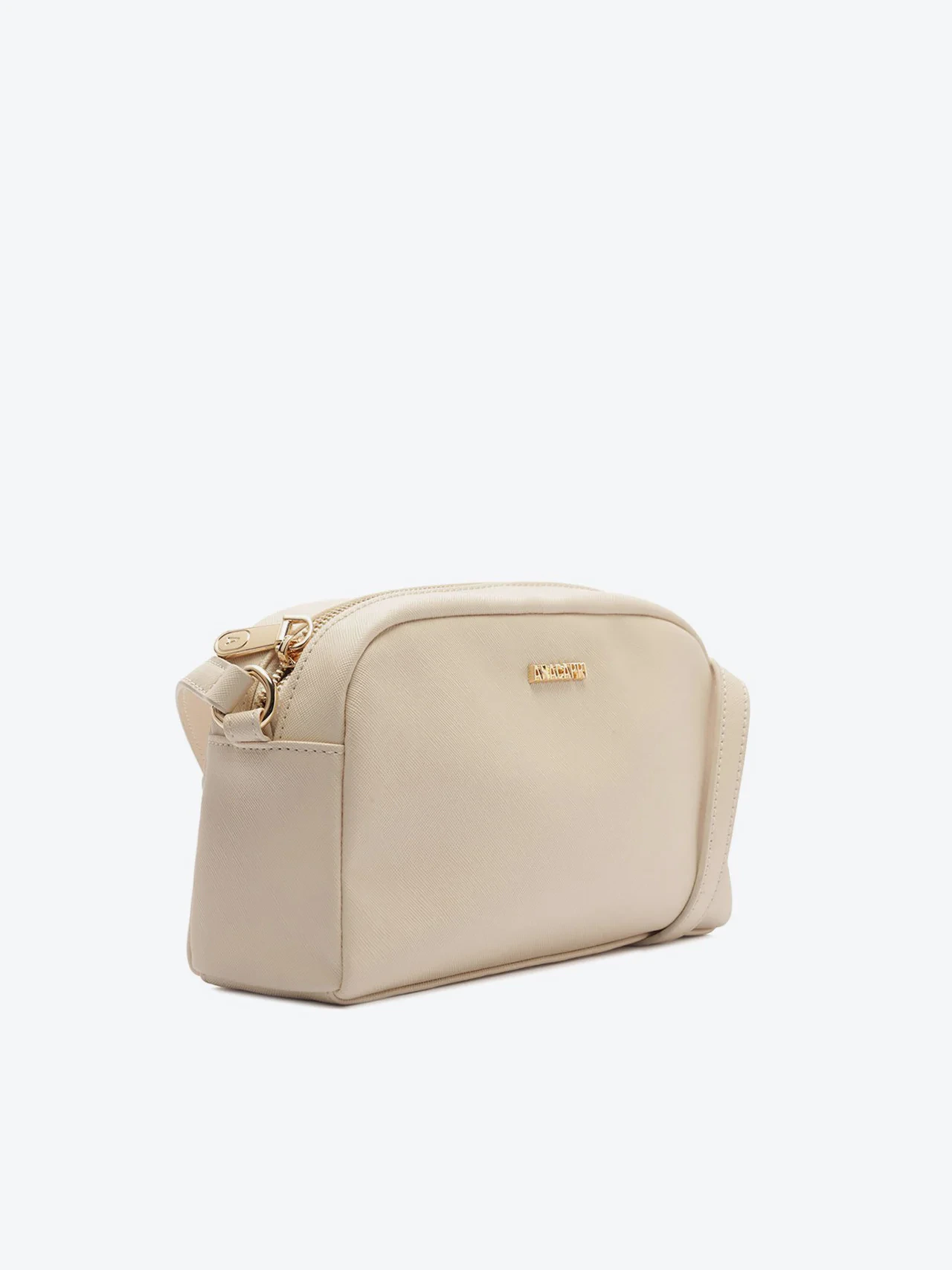 Bolsa Tiracolo Pequena Lisa Branca