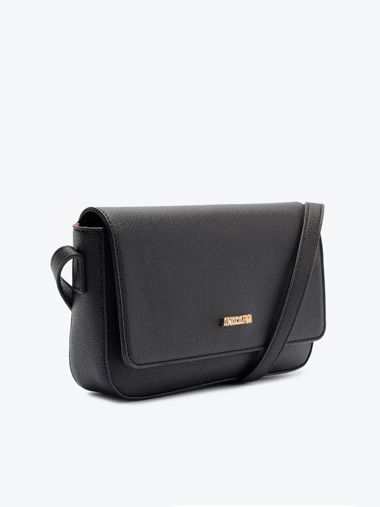 Bolsa Tiracolo Estruturada Preta