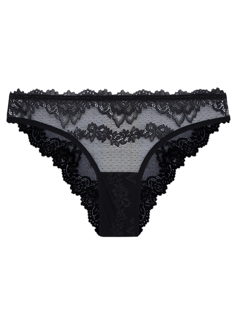 Calcinha Tanga Renda Femme Preto