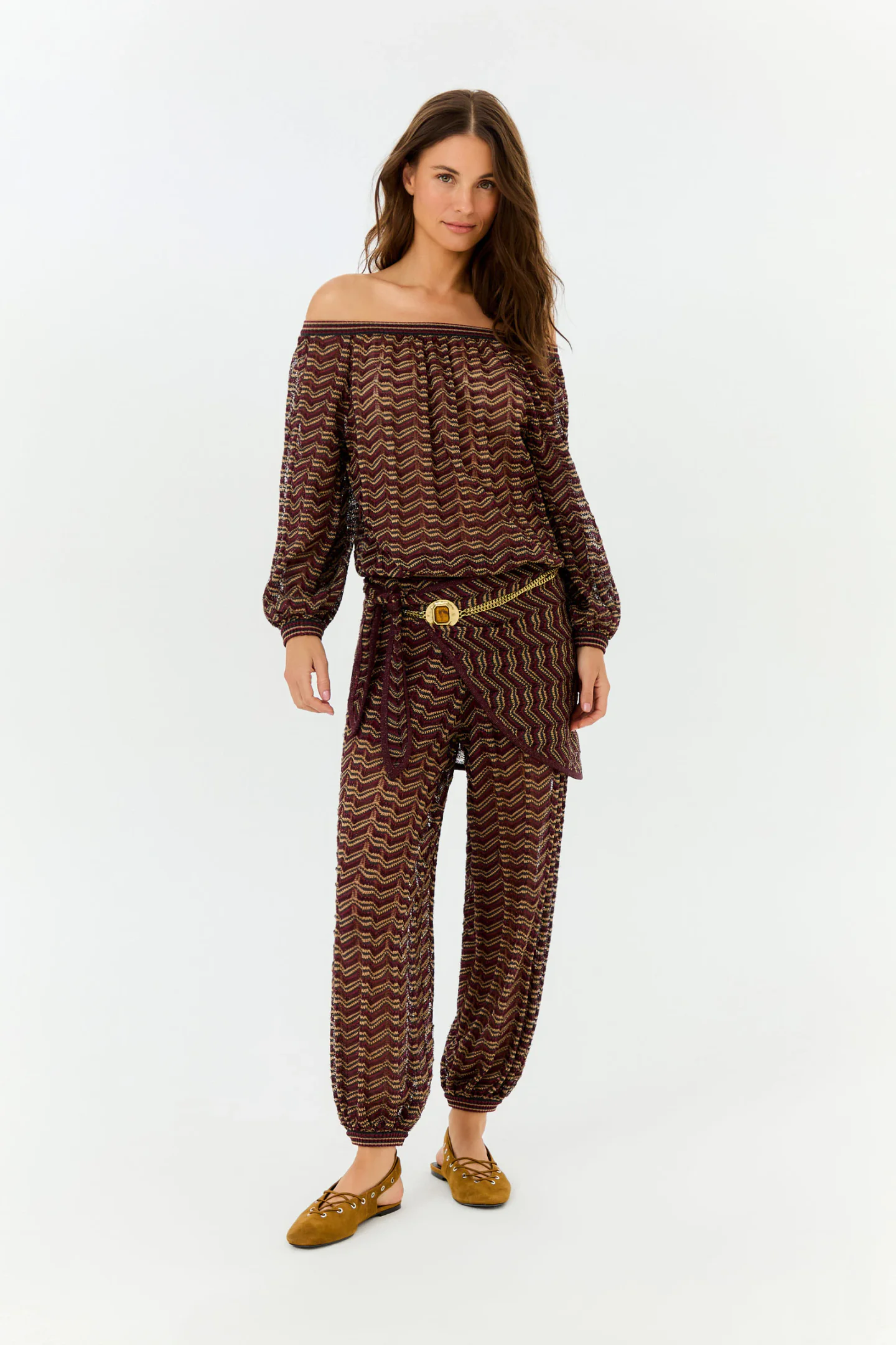 Macacão Tricot Com Lenço