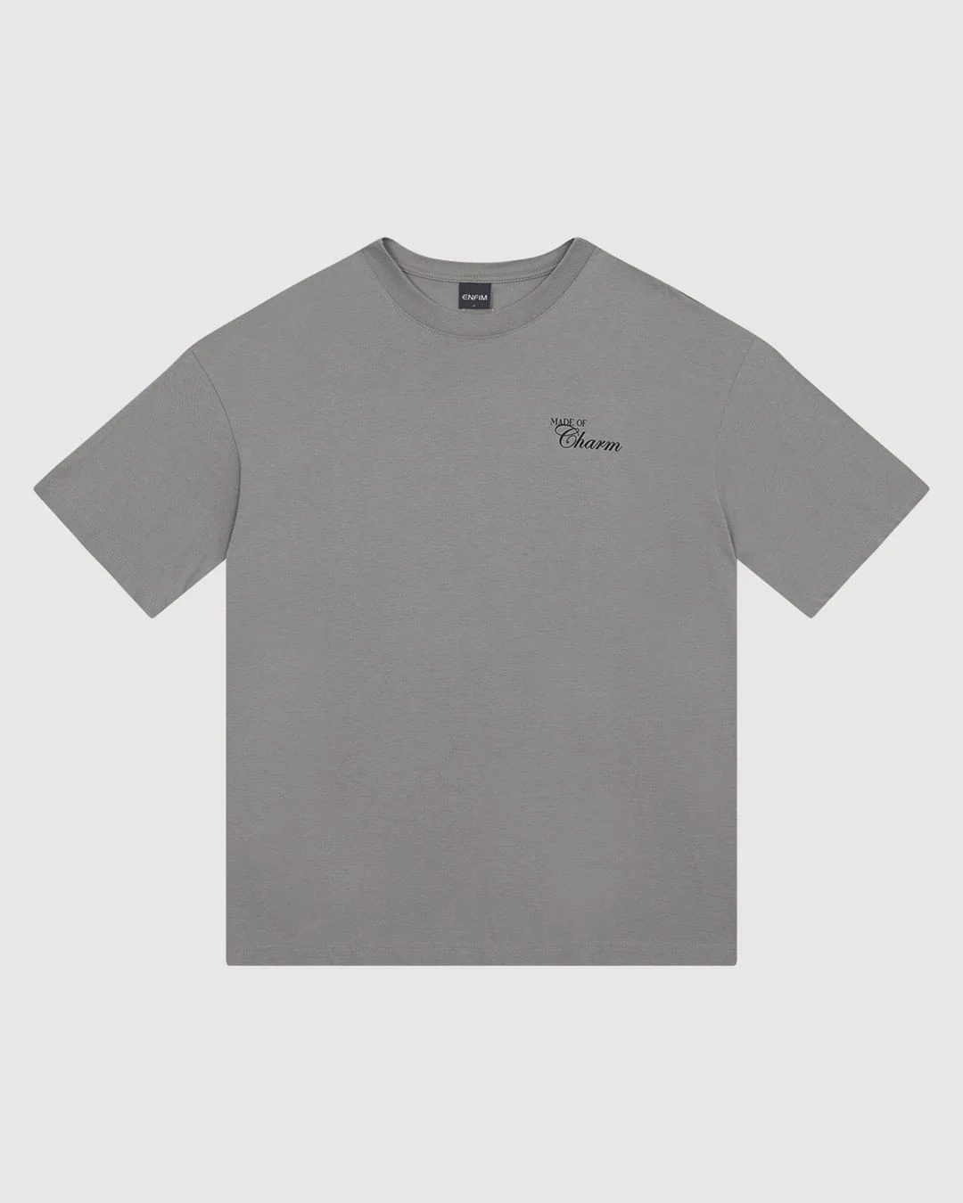 Camiseta Ampla Feminina Made Of Charm Estampa Frente E Costas Em Algodão - ENFIM
