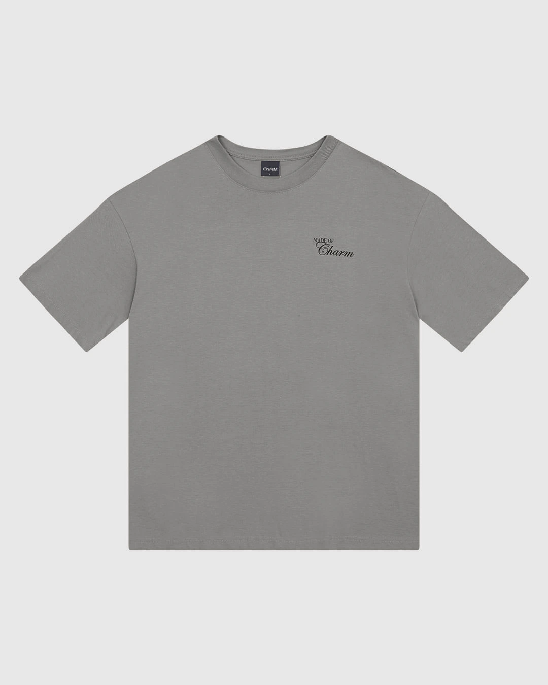 Camiseta Ampla Feminina Made Of Charm Estampa Frente E Costas Em Algodão - ENFIM