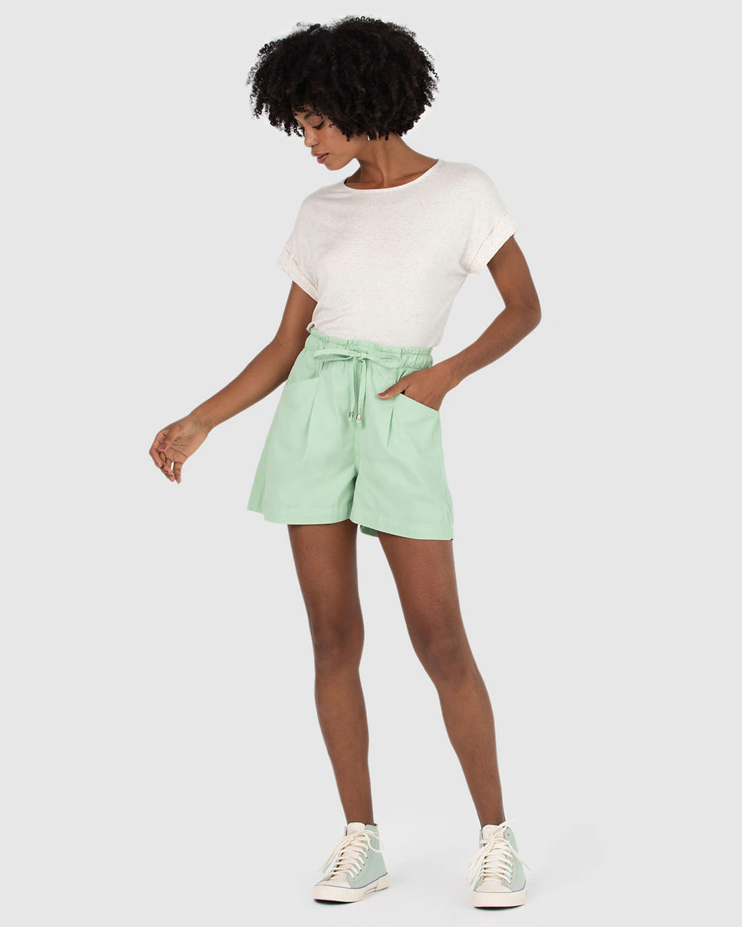 Shorts Feminino Clochard Em Sarja Soft