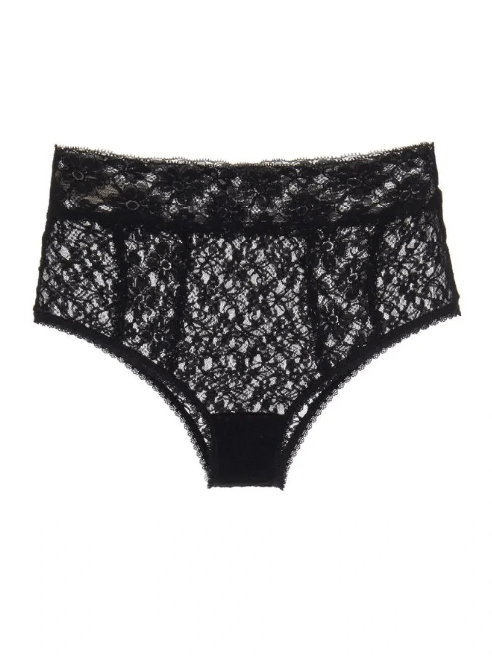 Calcinha Cintura Alta Renda Sweet Lace Preto