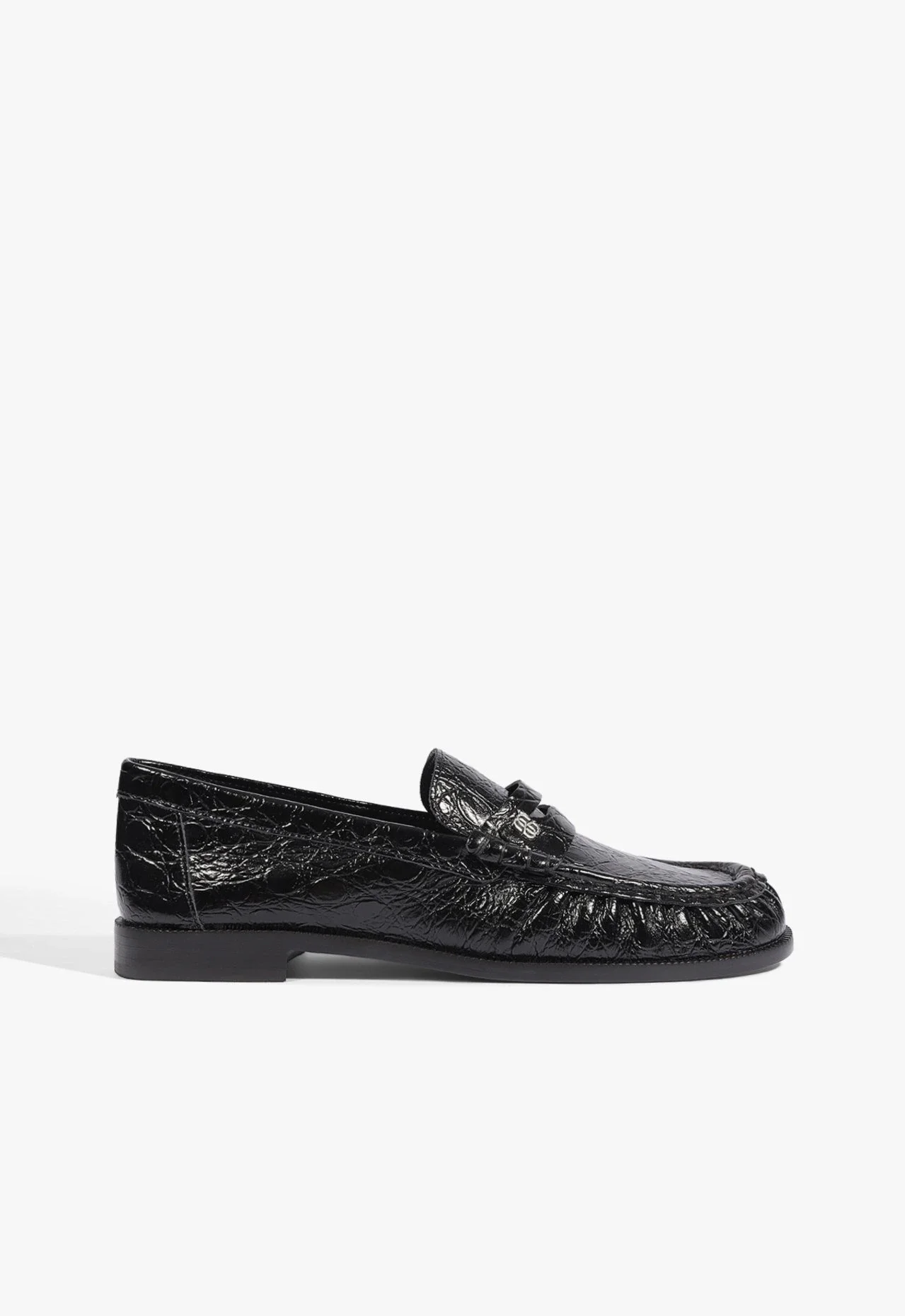 Mocassim Tyche Couro Preto