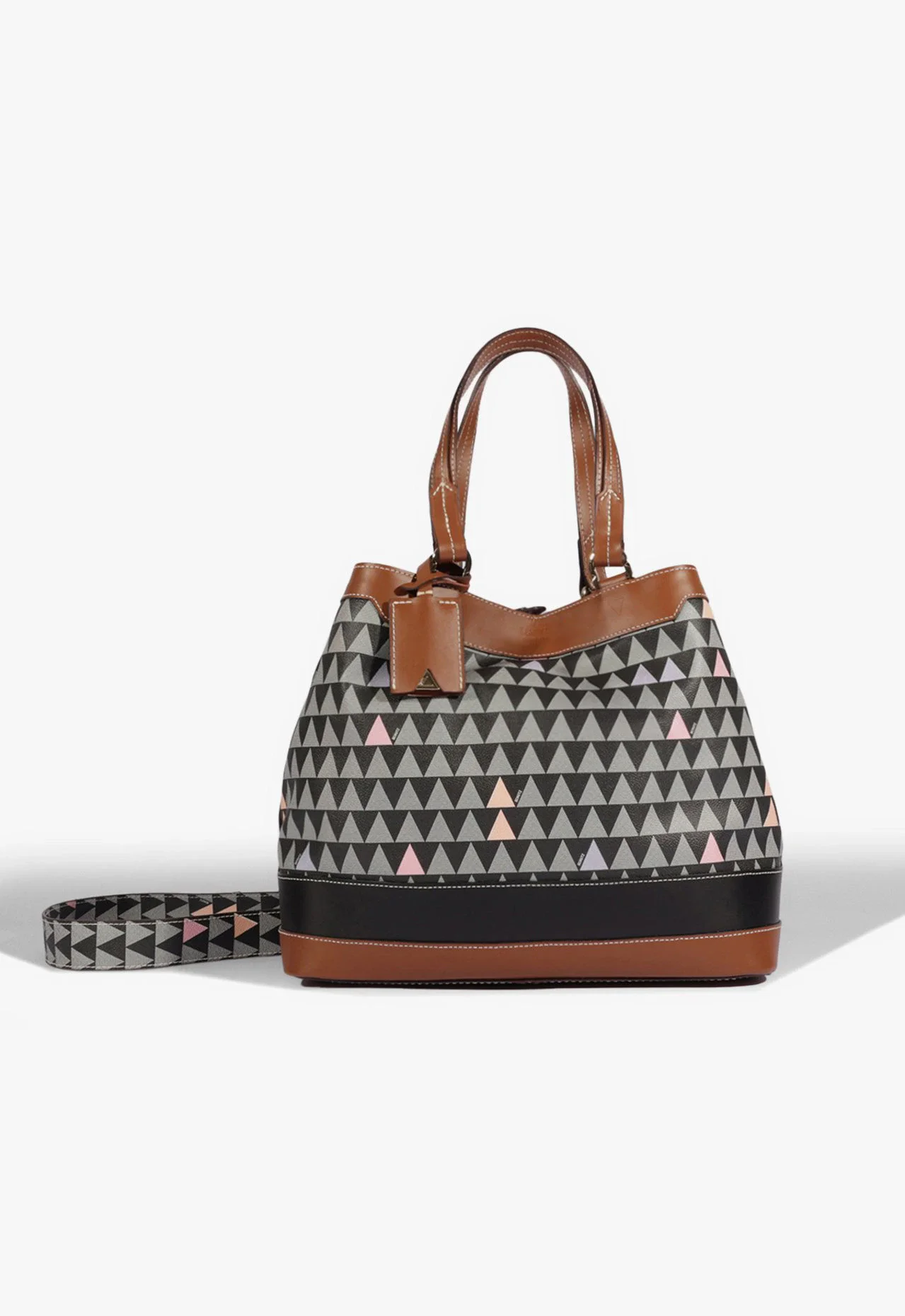 Bolsa Tote Neo Emma Grande Triangle Preta