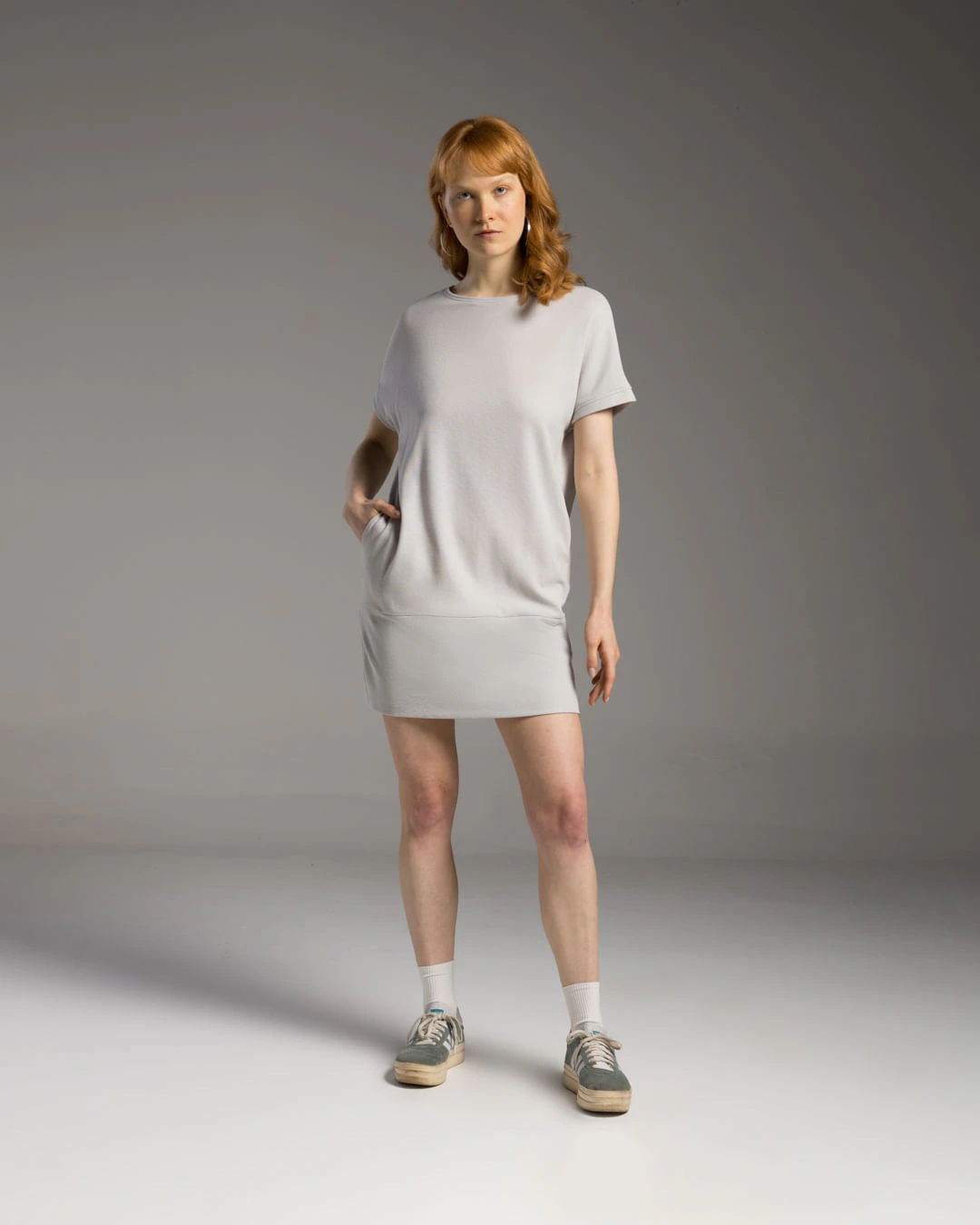 Vestido T- Shirt Dress Tech Waffle Anti Odor - BASICAMENTE