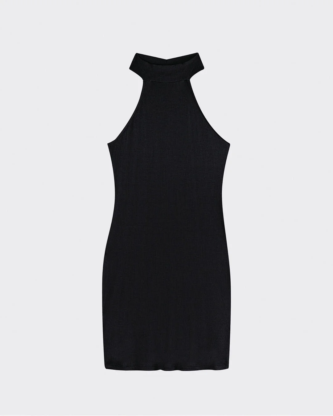 Vestido Justo Feminino Frente Única Em Malha Canelada De Viscose - ENFIM
