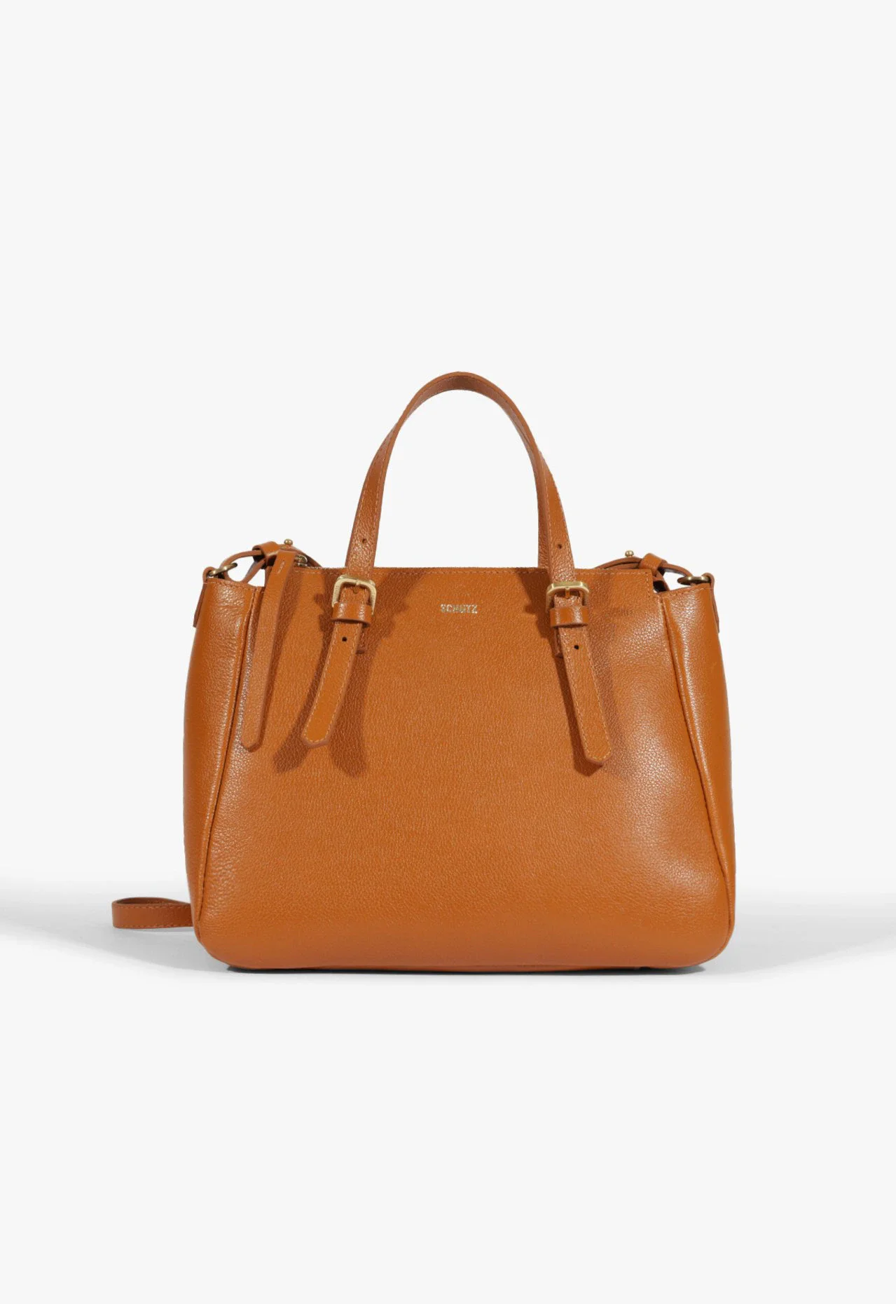 Bolsa Tote Sara Média Couro Marrom