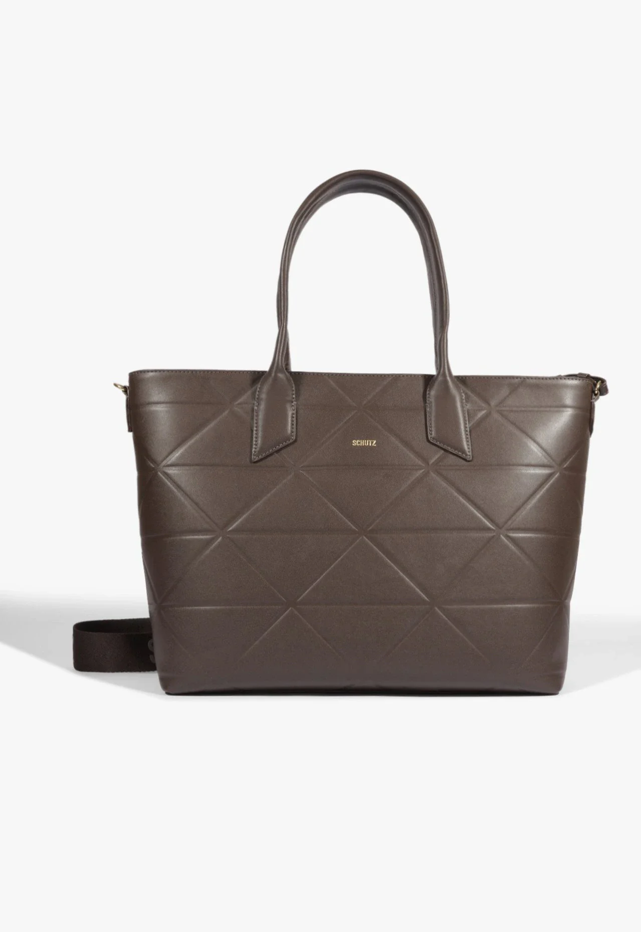 Bolsa Shopping Maely Grande Marrom