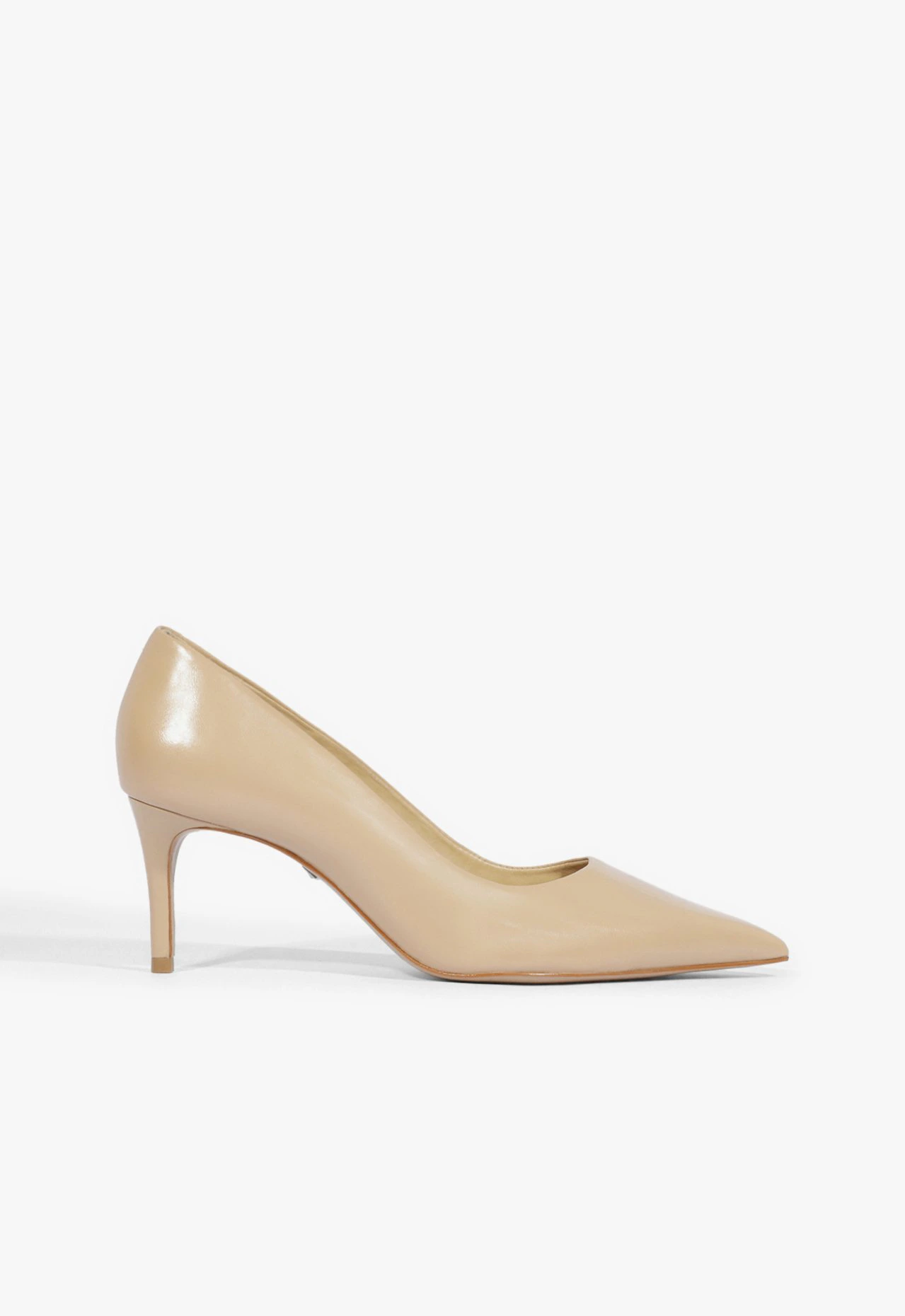 Scarpin Lena Low Couro Nude