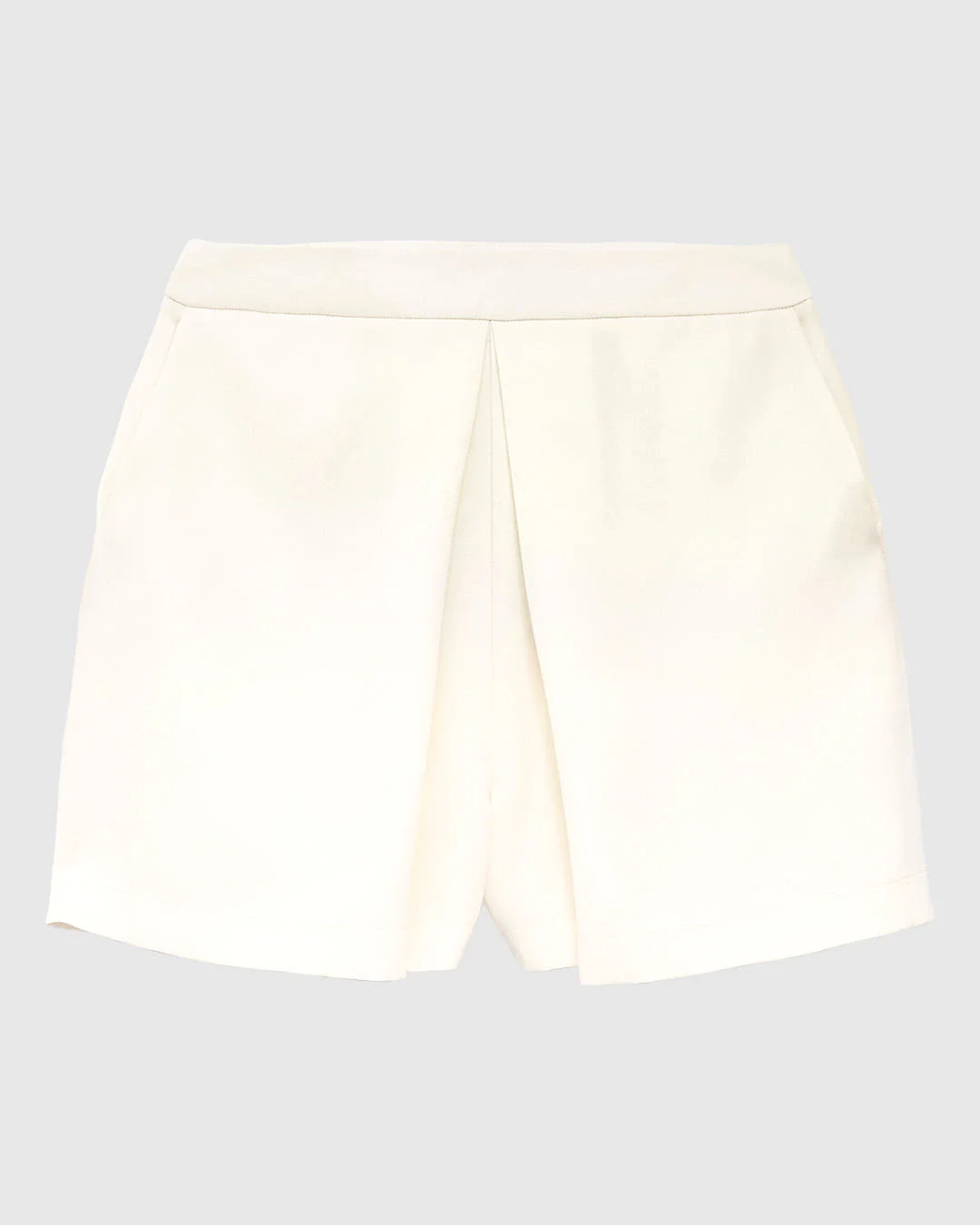 Shorts Saia Feminino Evasê Bolso Faca Em Tecido Alfaiataria - ENFIM